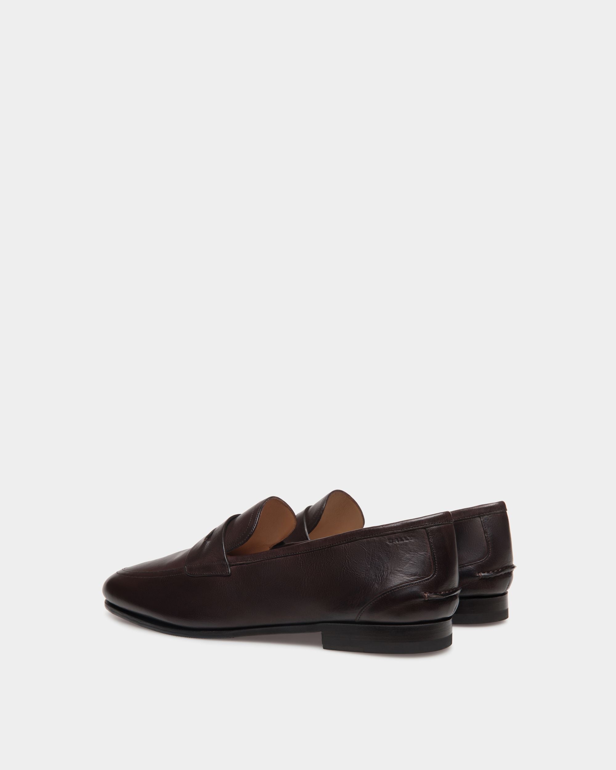 Plume Loafer Aus Leder In Ebenholz - Herren - Bally - 04