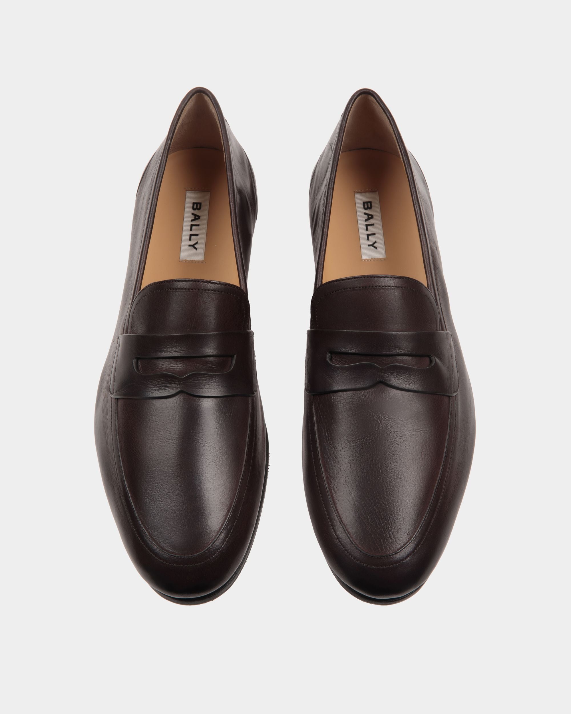Plume Loafer Aus Leder In Ebenholz - Herren - Bally - 05