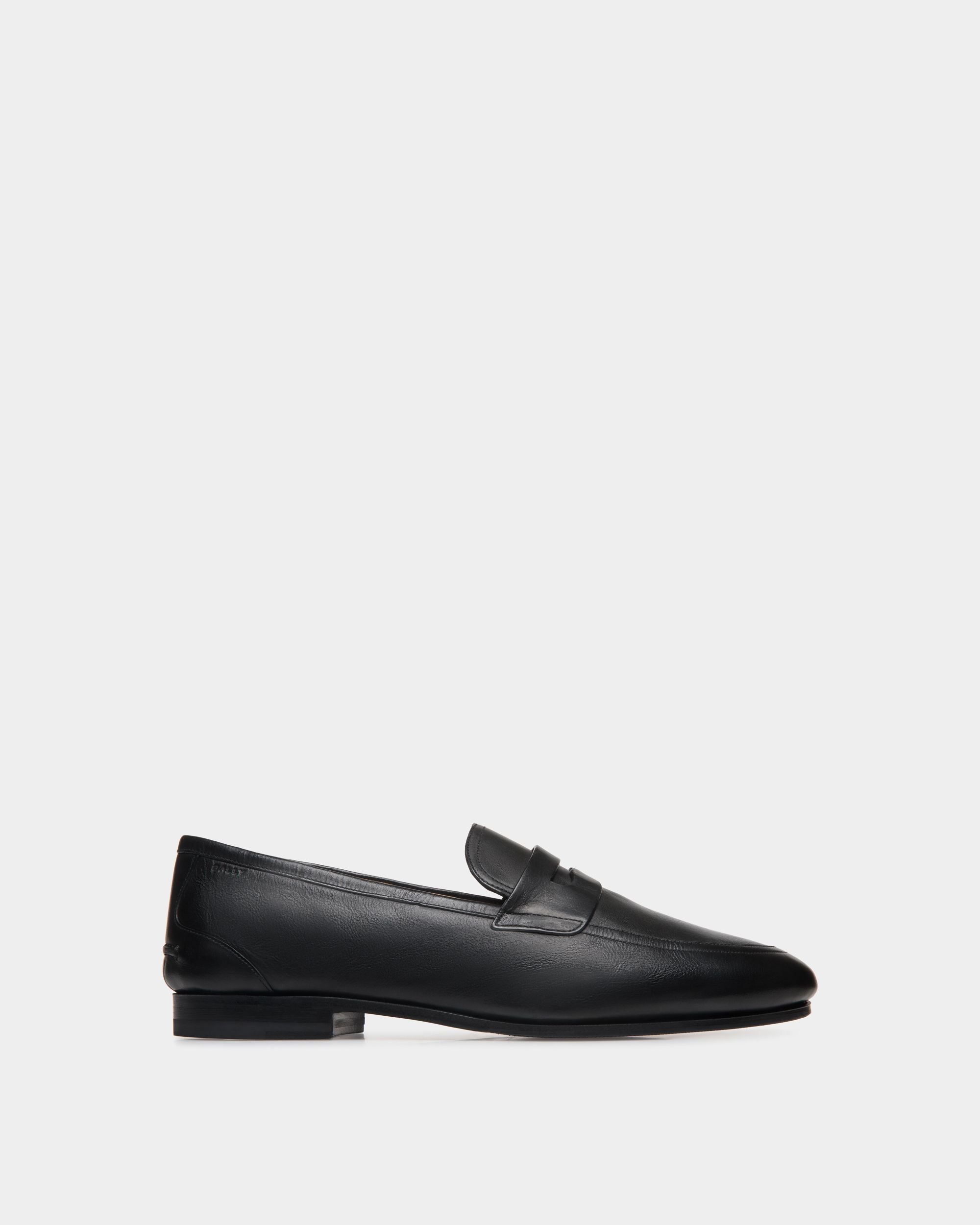 Plume Loafer Aus Schwarzem Leder - Herren - Bally - 01