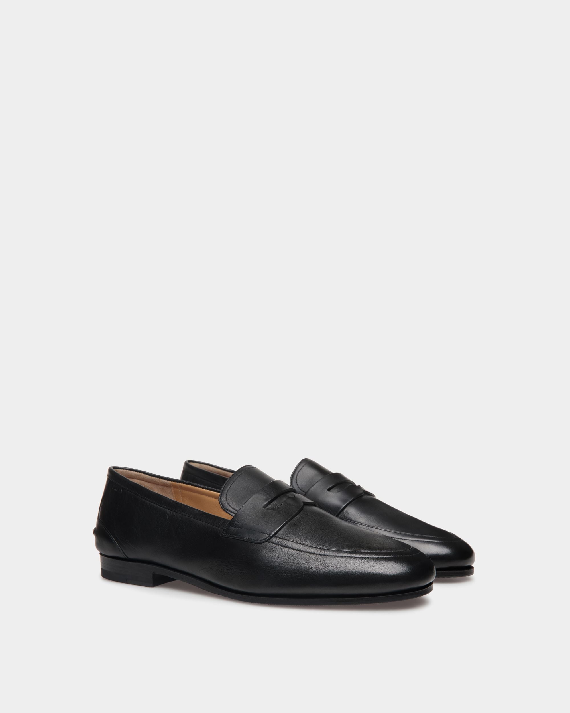 Plume Loafer Aus Schwarzem Leder - Herren - Bally - 02