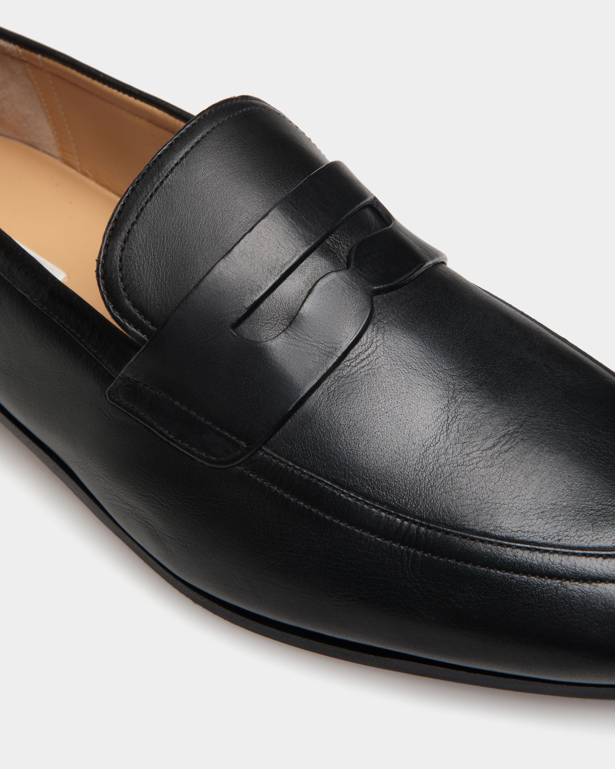 Plume Loafer Aus Schwarzem Leder - Herren - Bally - 05