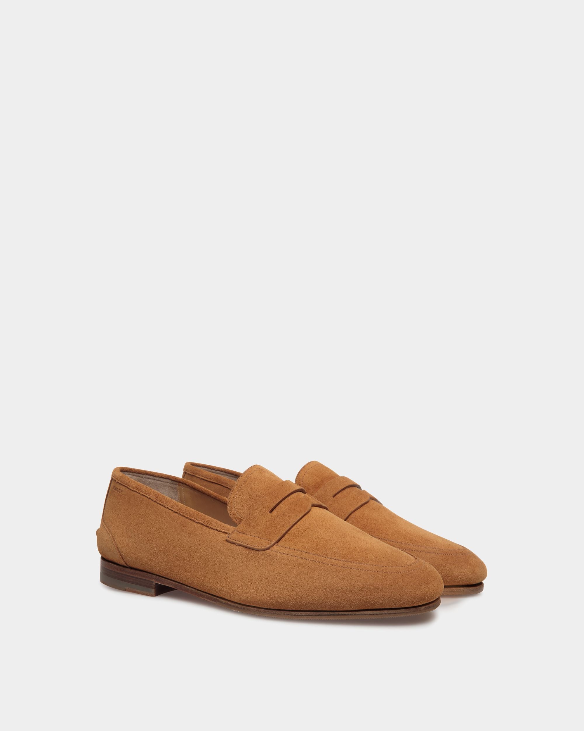 Plume Loafer Aus Braunem Veloursleder - Herren - Bally - 03