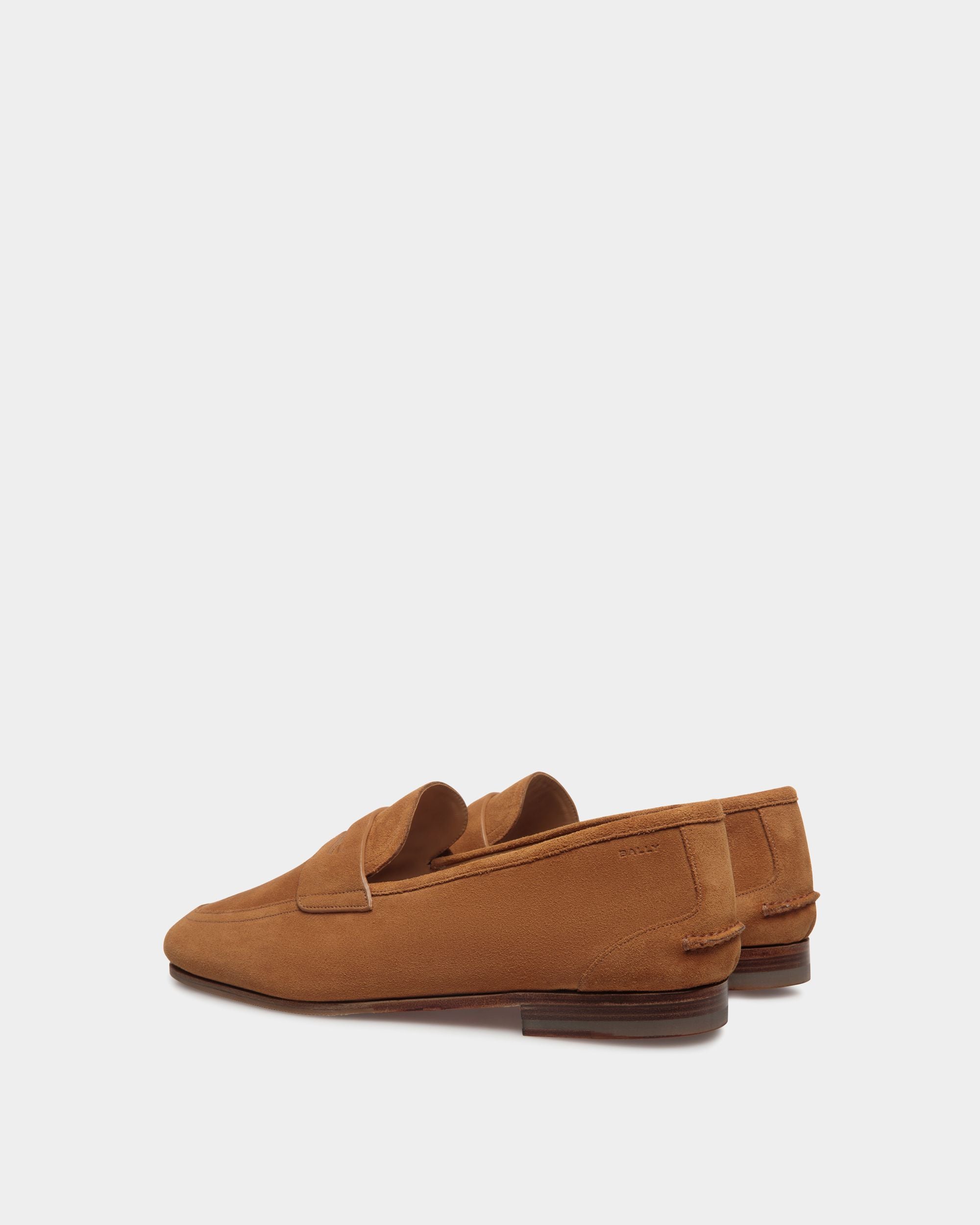 Plume Loafer Aus Braunem Veloursleder - Herren - Bally - 04