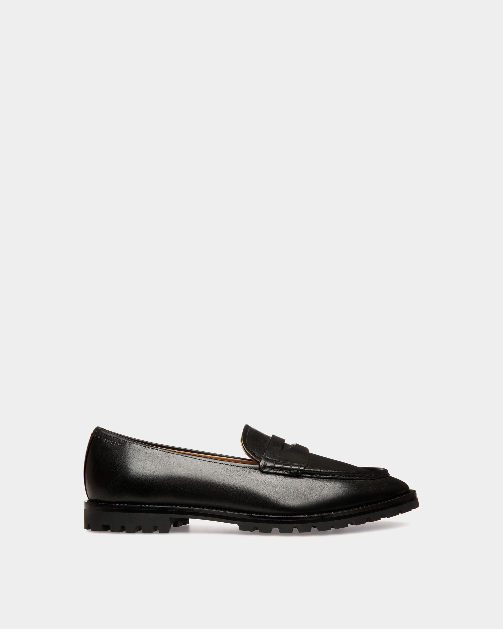 Solaria Loafer Aus Leder In Schwarz - Herren - Bally - 01