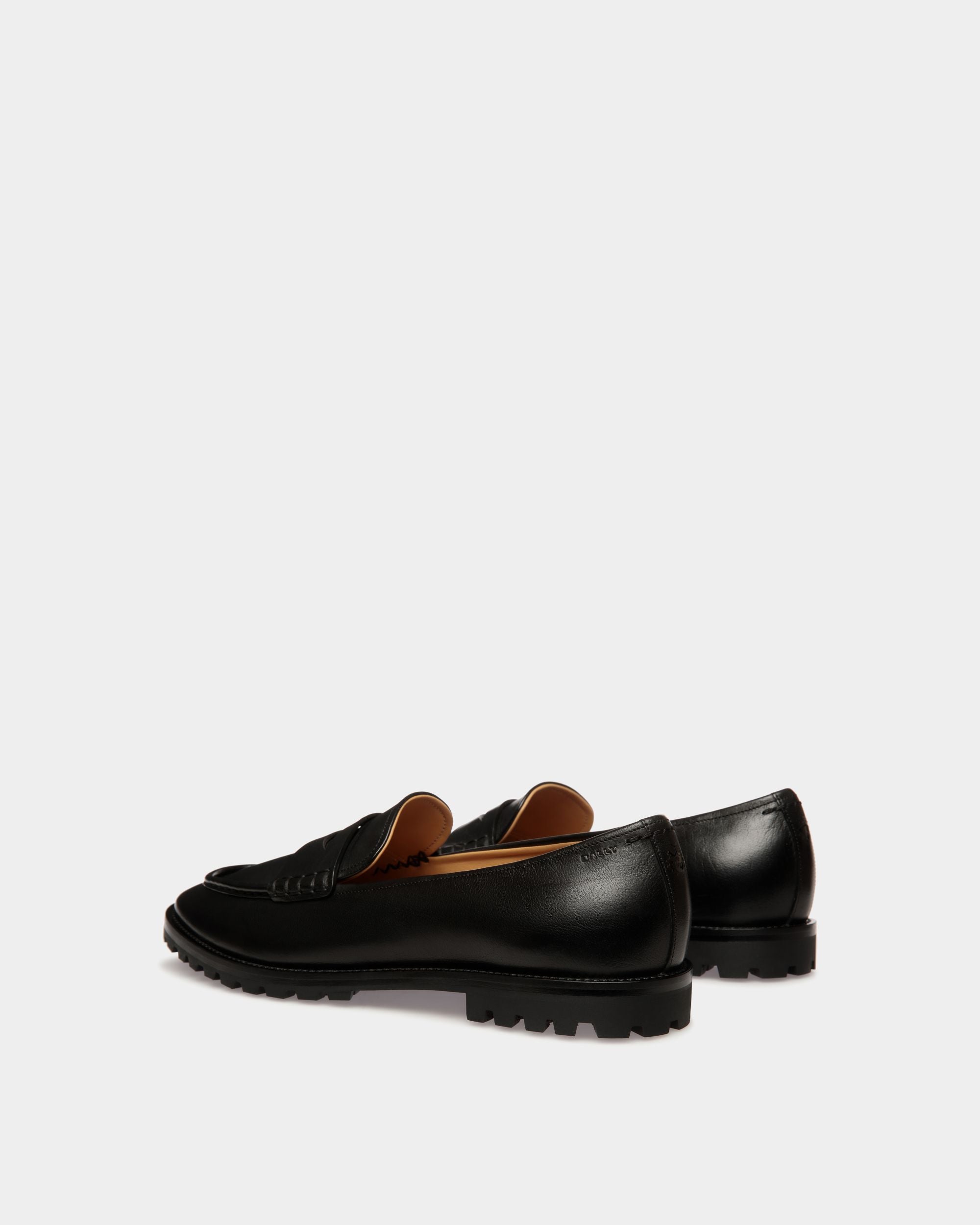 Solaria Loafer Aus Leder In Schwarz - Herren - Bally - 04