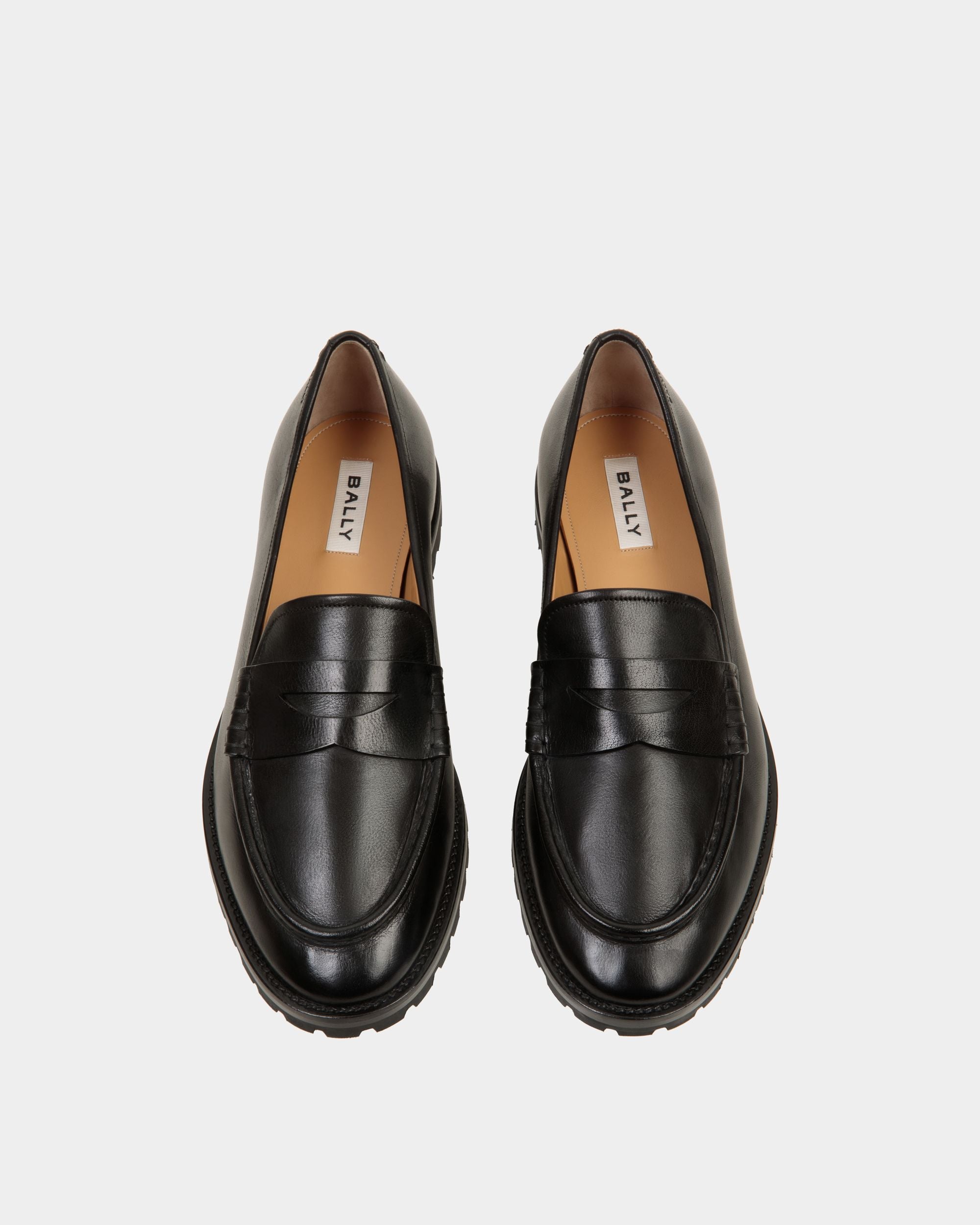 Solaria Loafer Aus Leder In Schwarz - Herren - Bally - 05