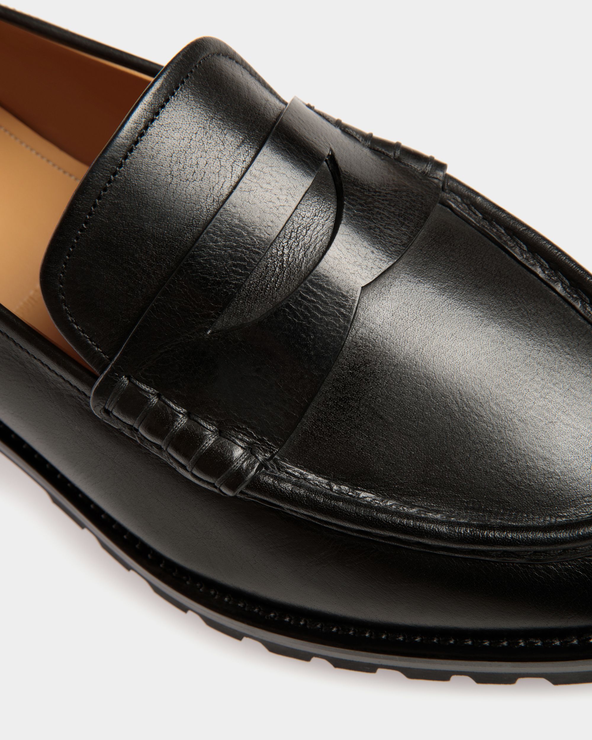 Solaria Loafer Aus Leder In Schwarz - Herren - Bally - 06