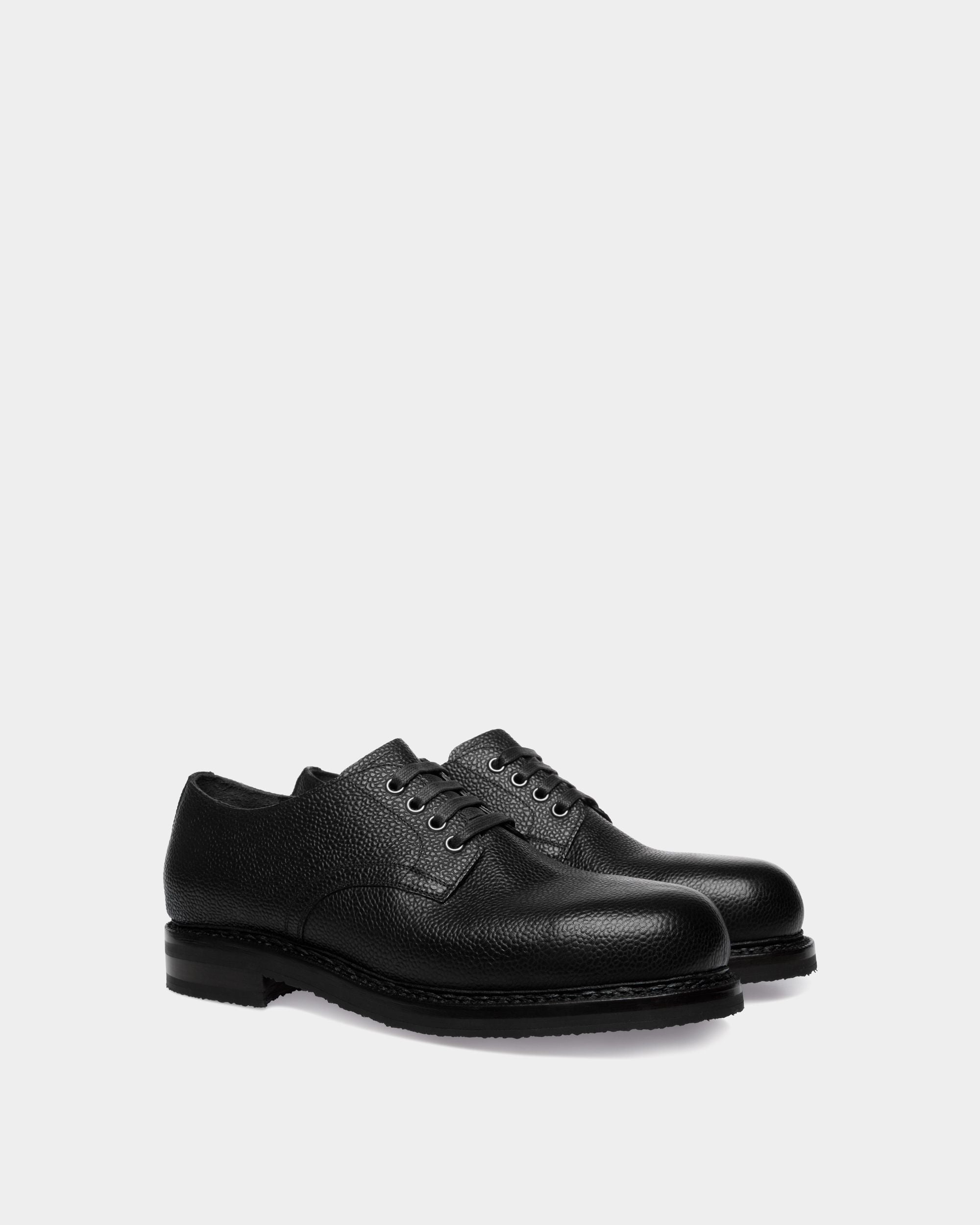 Derbys Norwelt Aus Genarbtem Leder In Schwarz - Herren - Bally - 02