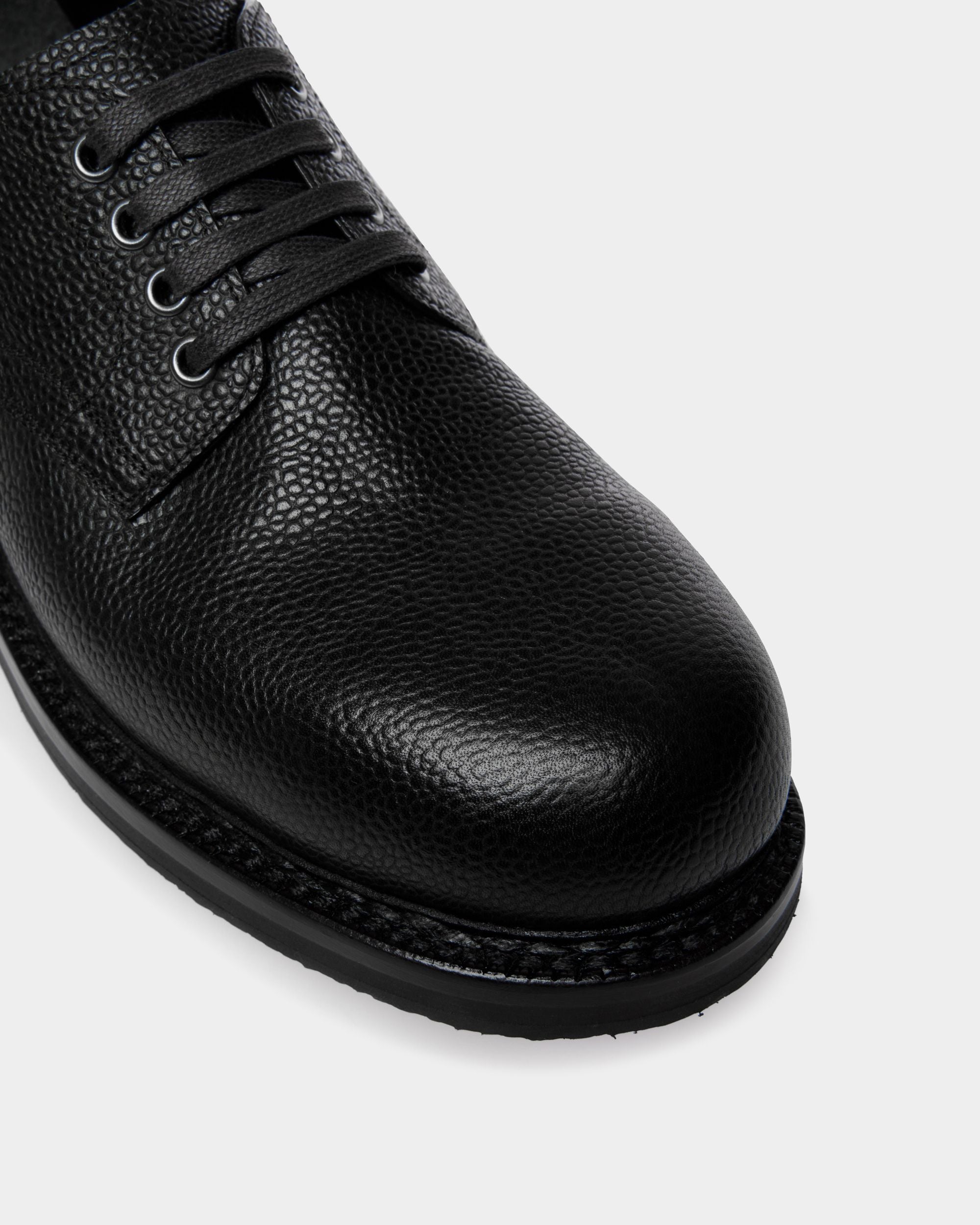 Derbys Norwelt Aus Genarbtem Leder In Schwarz - Herren - Bally - 04
