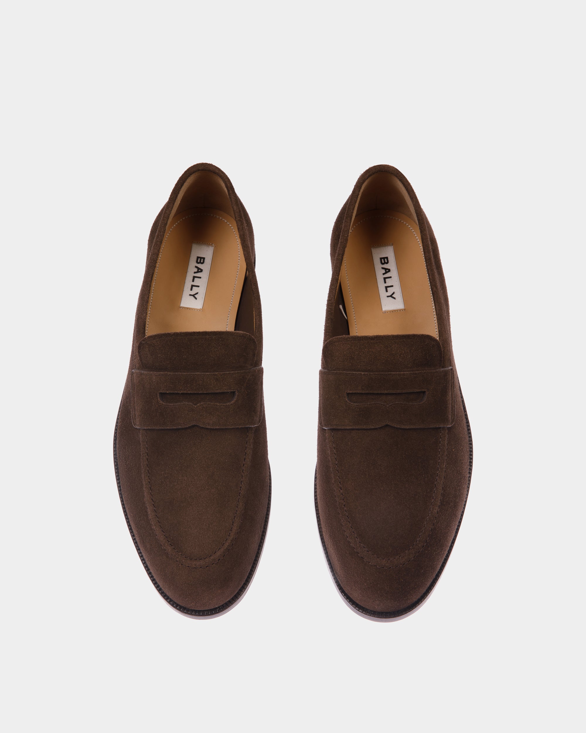 Carl Loafer Aus Veloursleder In Ebenholzschwarz - Herren - Bally - 04