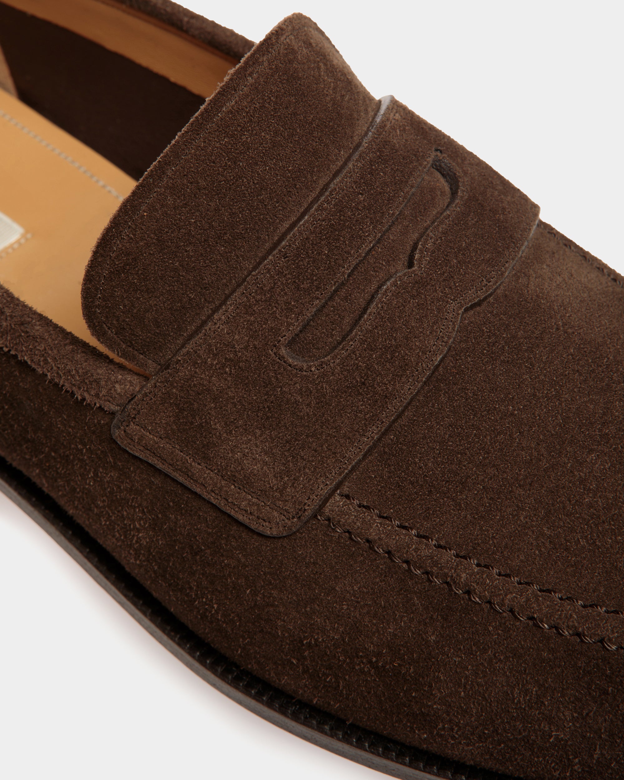 Carl Loafer Aus Veloursleder In Ebenholzschwarz - Herren - Bally - 05