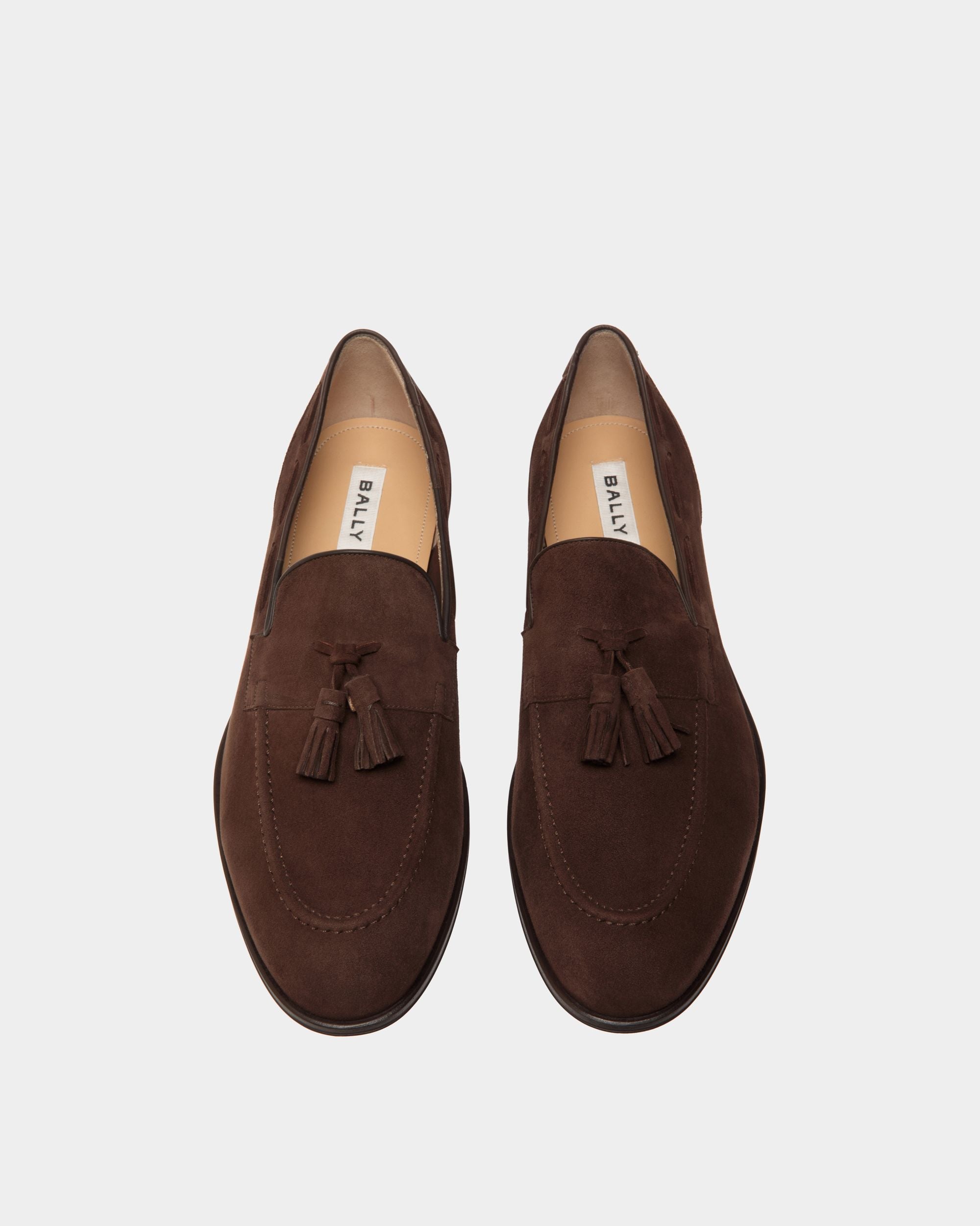 Westminster Loafer Aus Veloursleder In Ebenholzschwarz - Herren - Bally - 04
