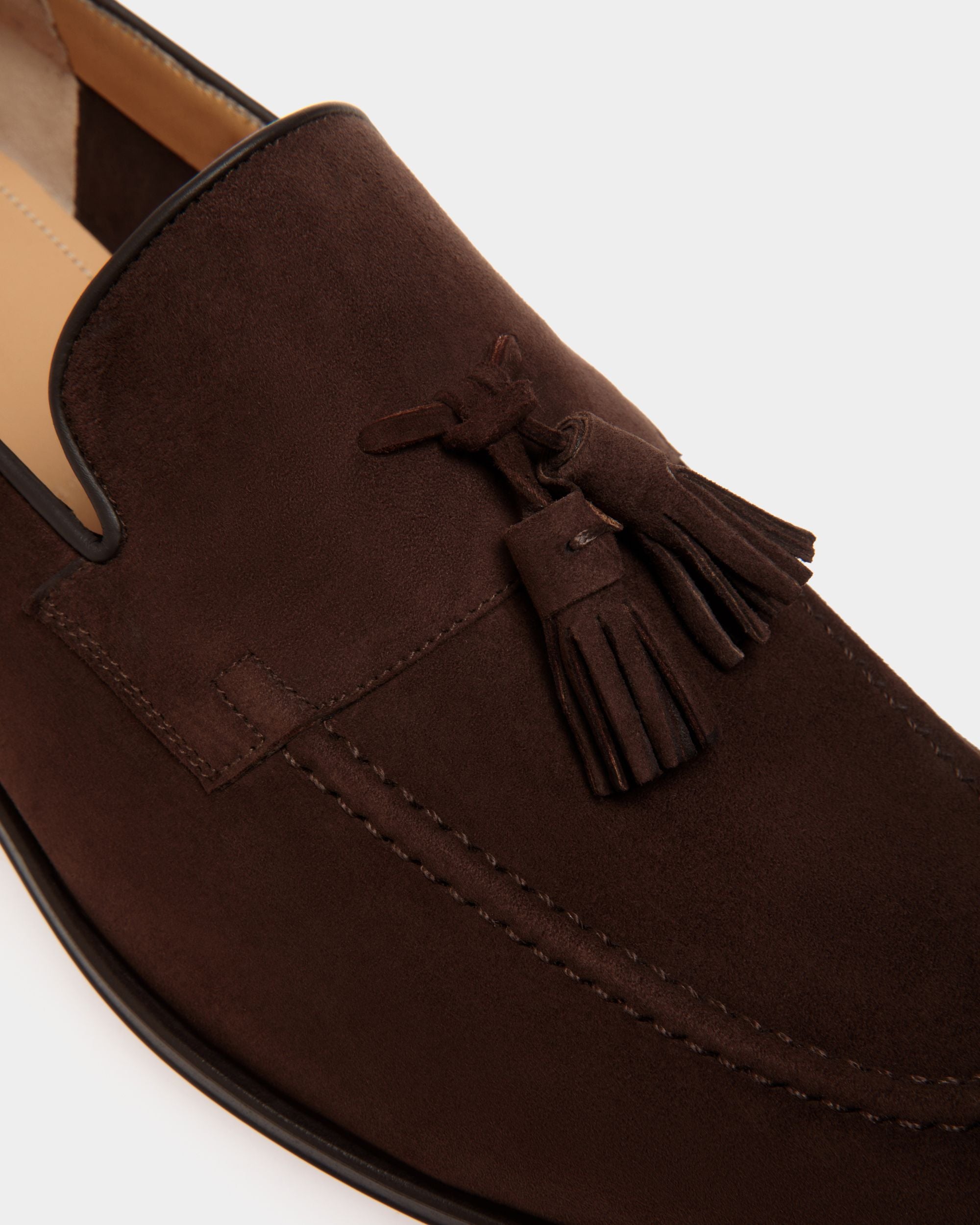 Westminster Loafer Aus Veloursleder In Ebenholzschwarz - Herren - Bally - 05