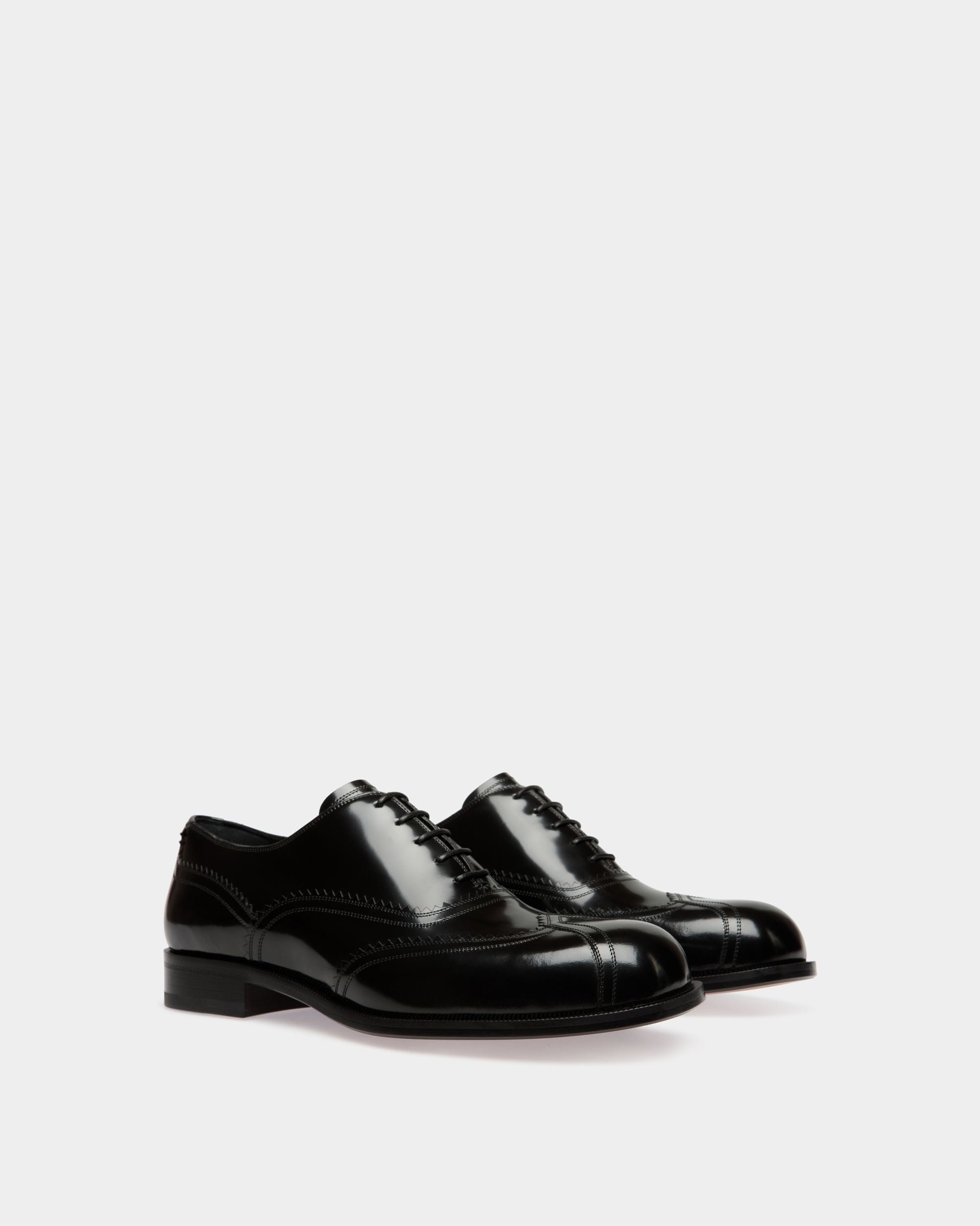 Spiegel Oxford-Schuhe Aus Leder In Schwarz - Herren - Bally - 02