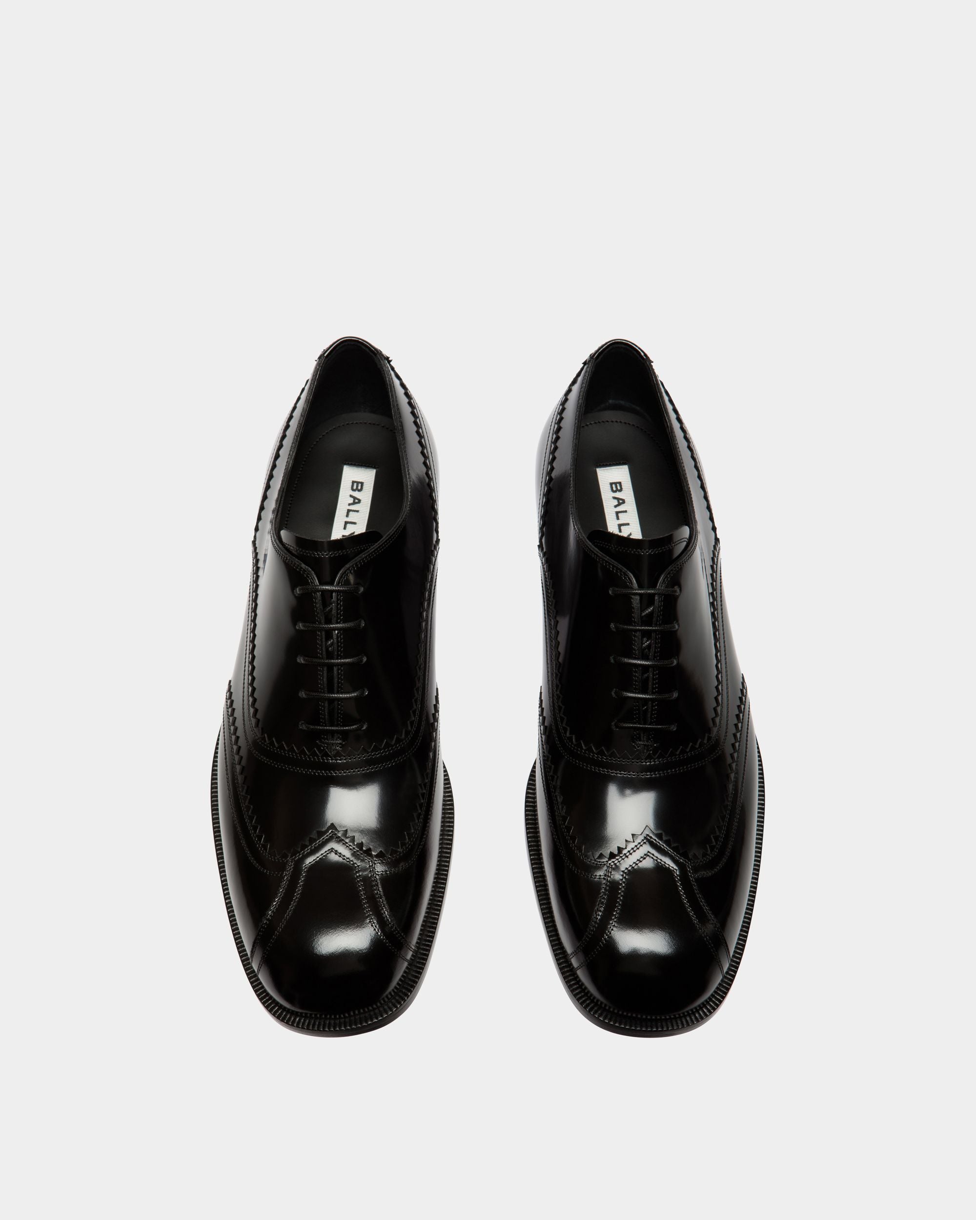 Spiegel Oxford-Schuhe Aus Leder In Schwarz - Herren - Bally - 04