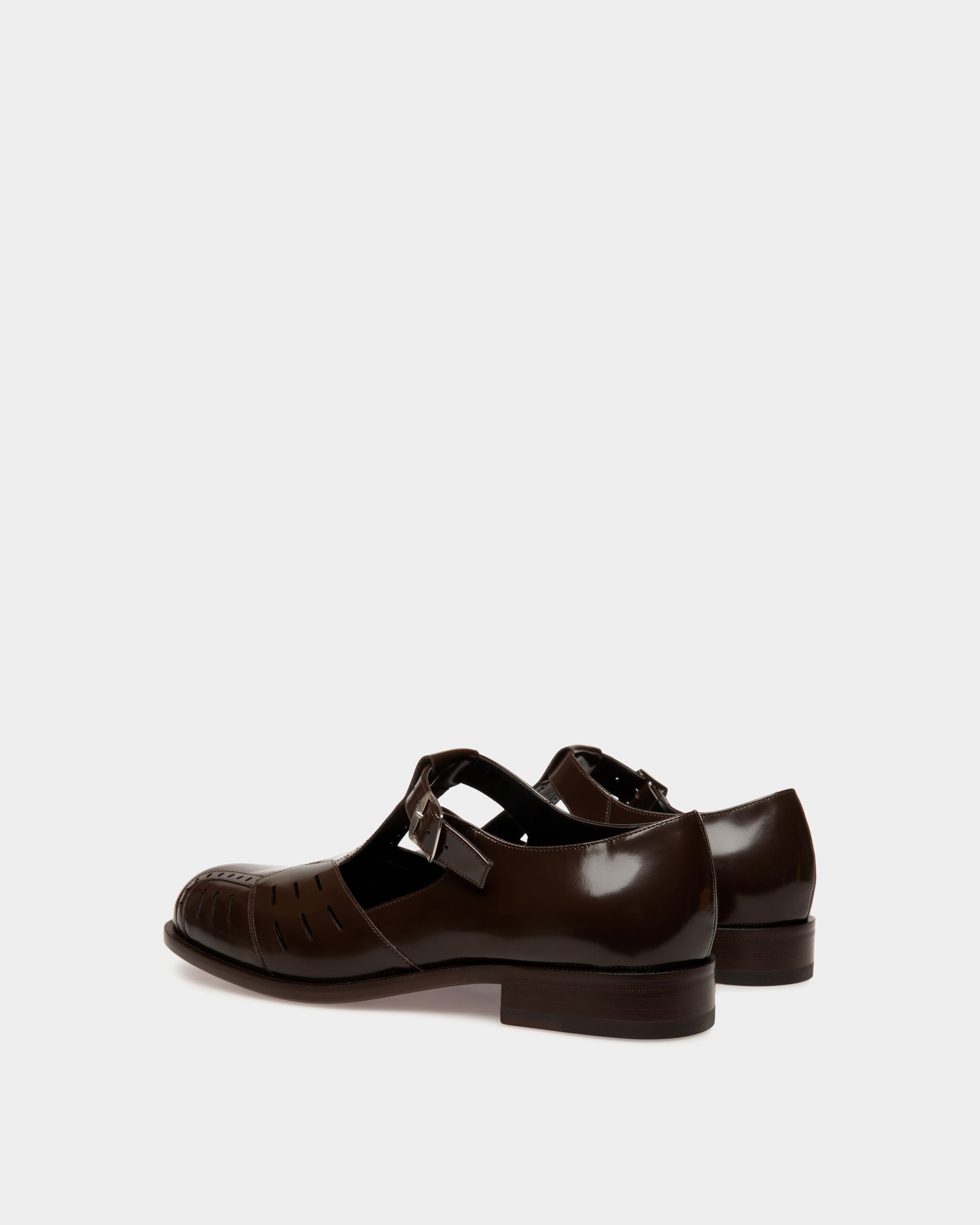 Spiegel Sandale Aus Leder In Braun - Herren - Bally - 03