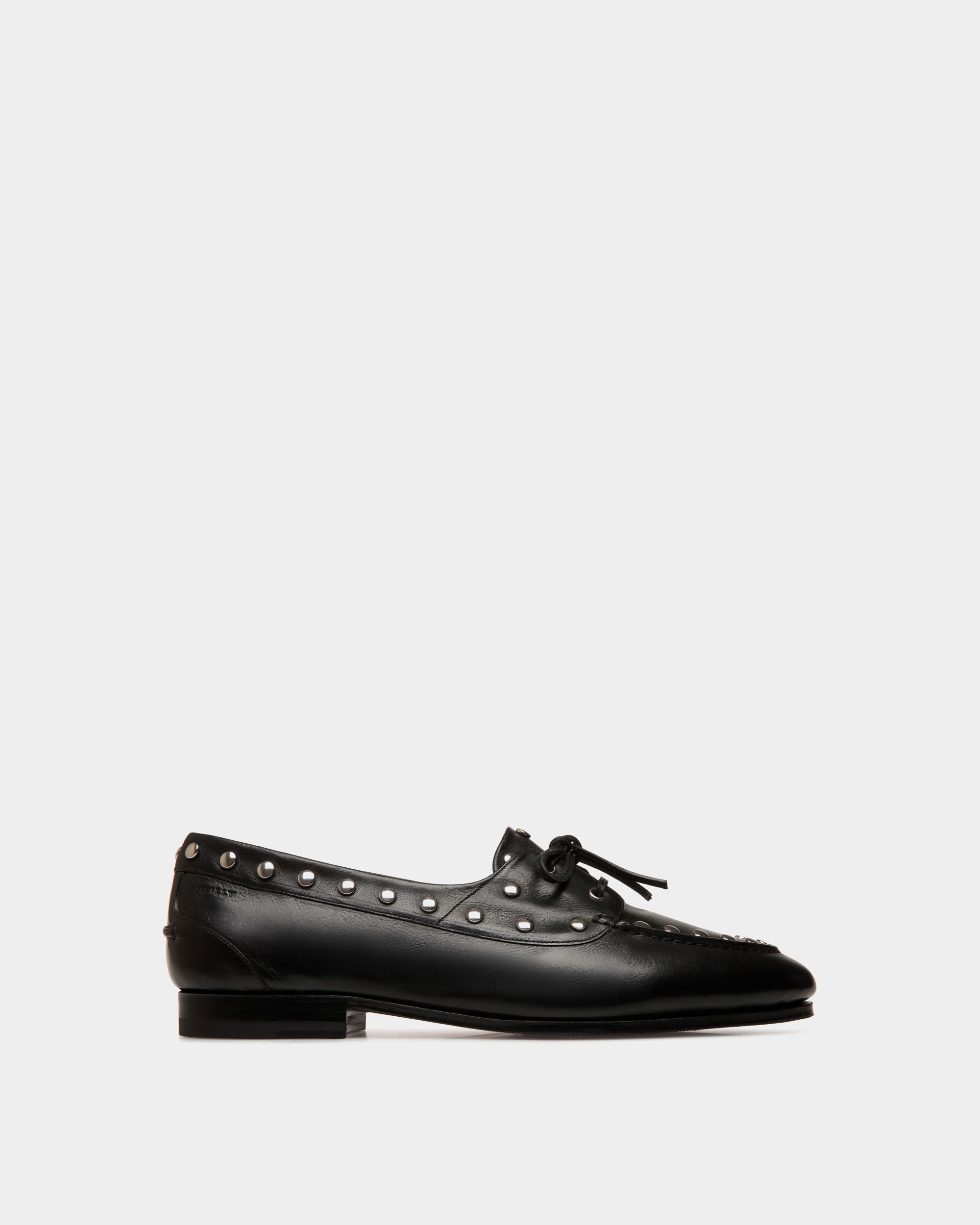 Plume Loafer Aus Schwarzem Leder - Herren - Bally - 01