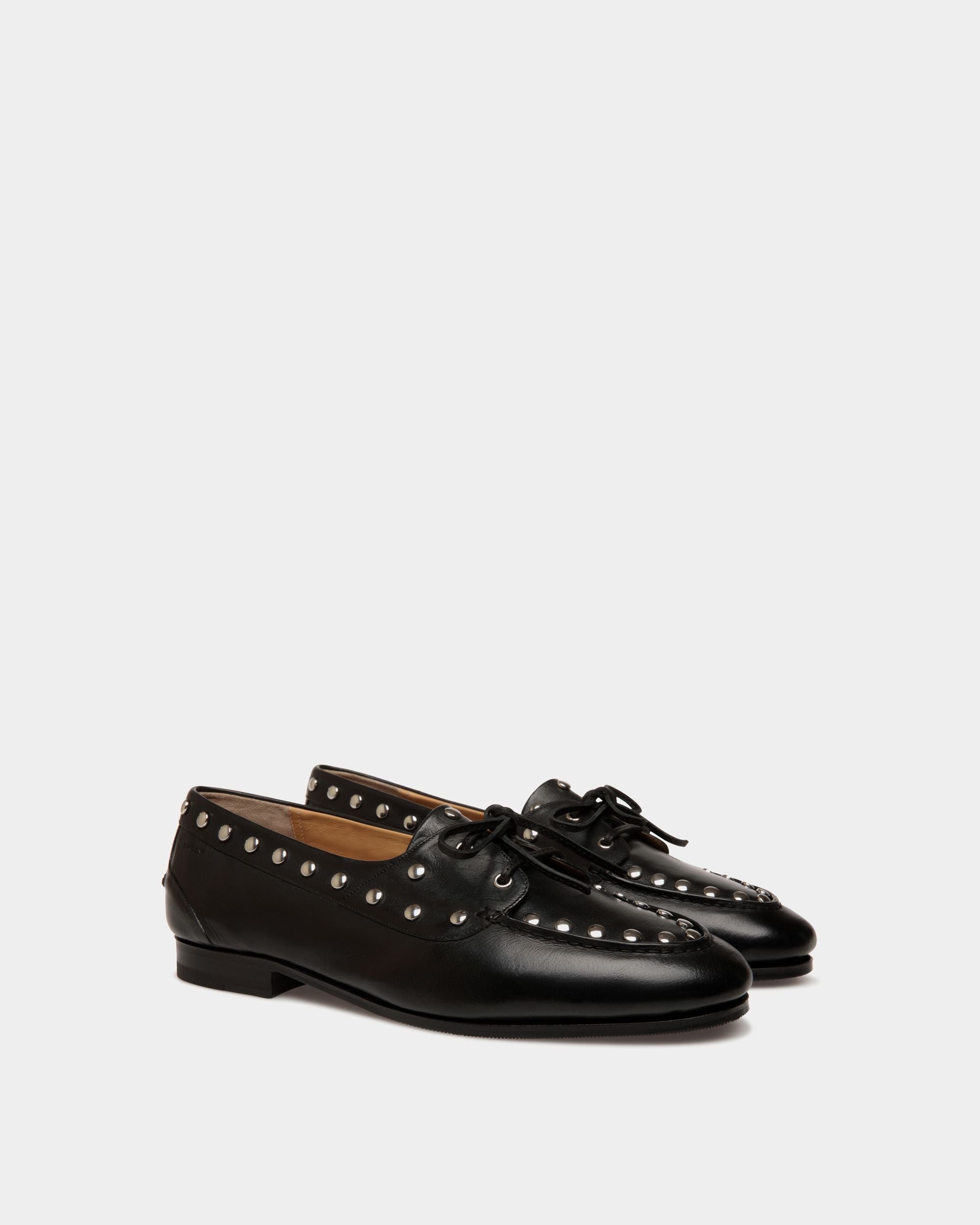 Plume Loafer Aus Schwarzem Leder - Herren - Bally - 02