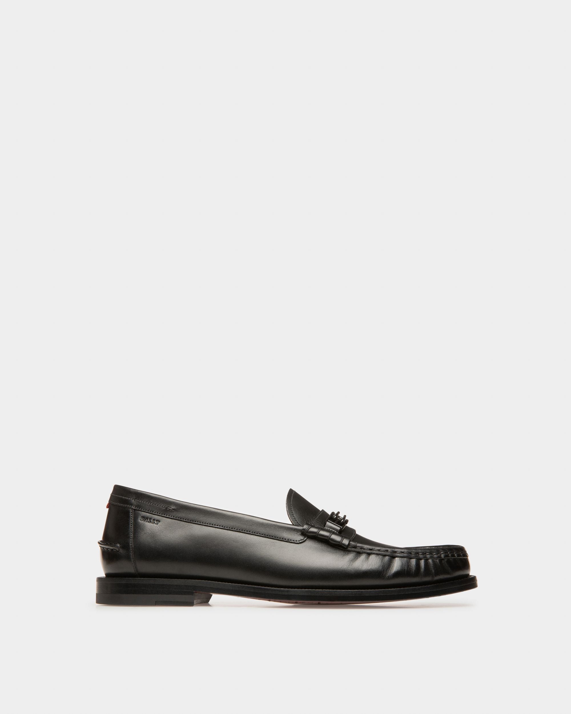 Collodi Mokassin Aus Schwarzem Leder - Herren - Bally - 01