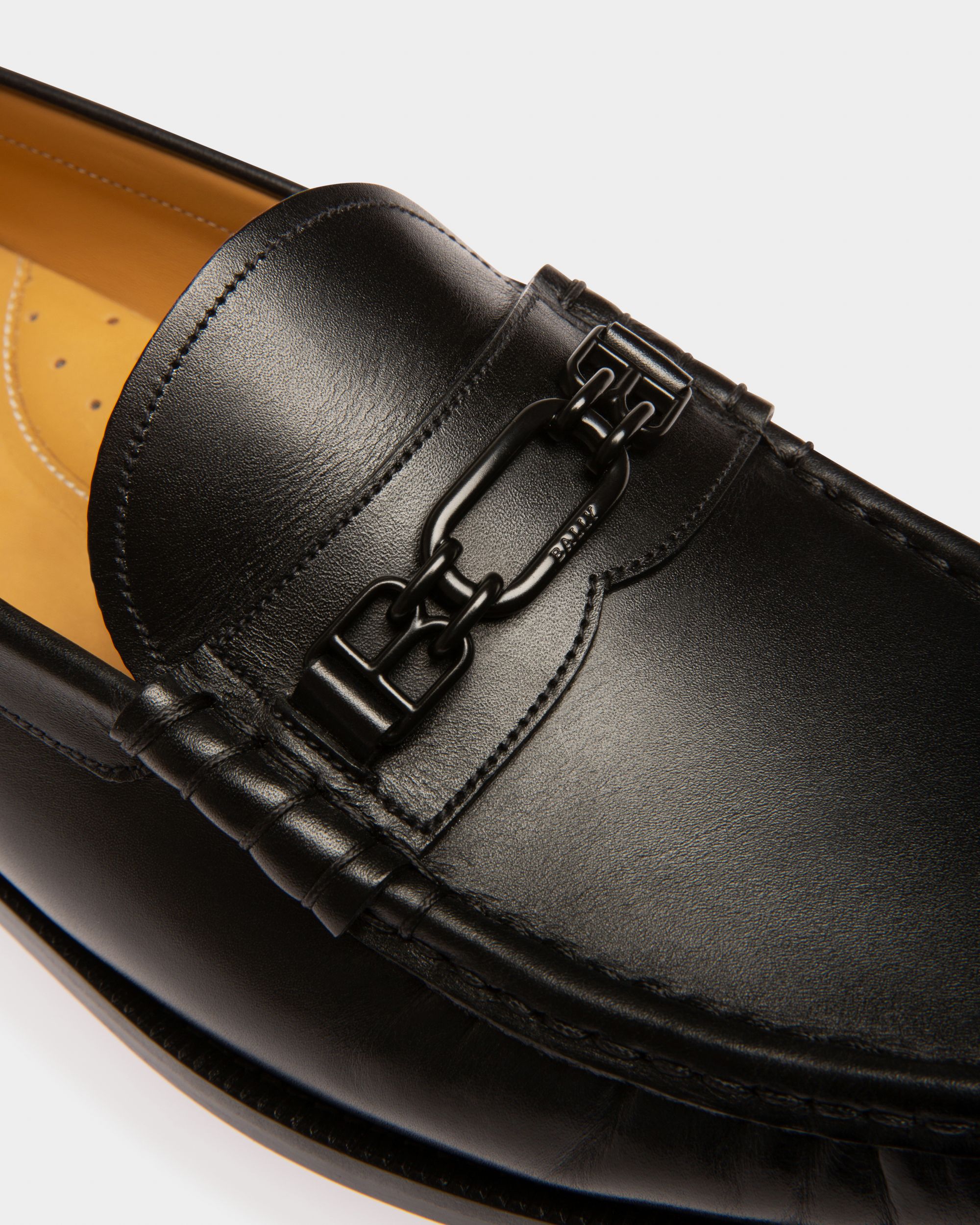 Collodi Mokassin Aus Schwarzem Leder - Herren - Bally - 05