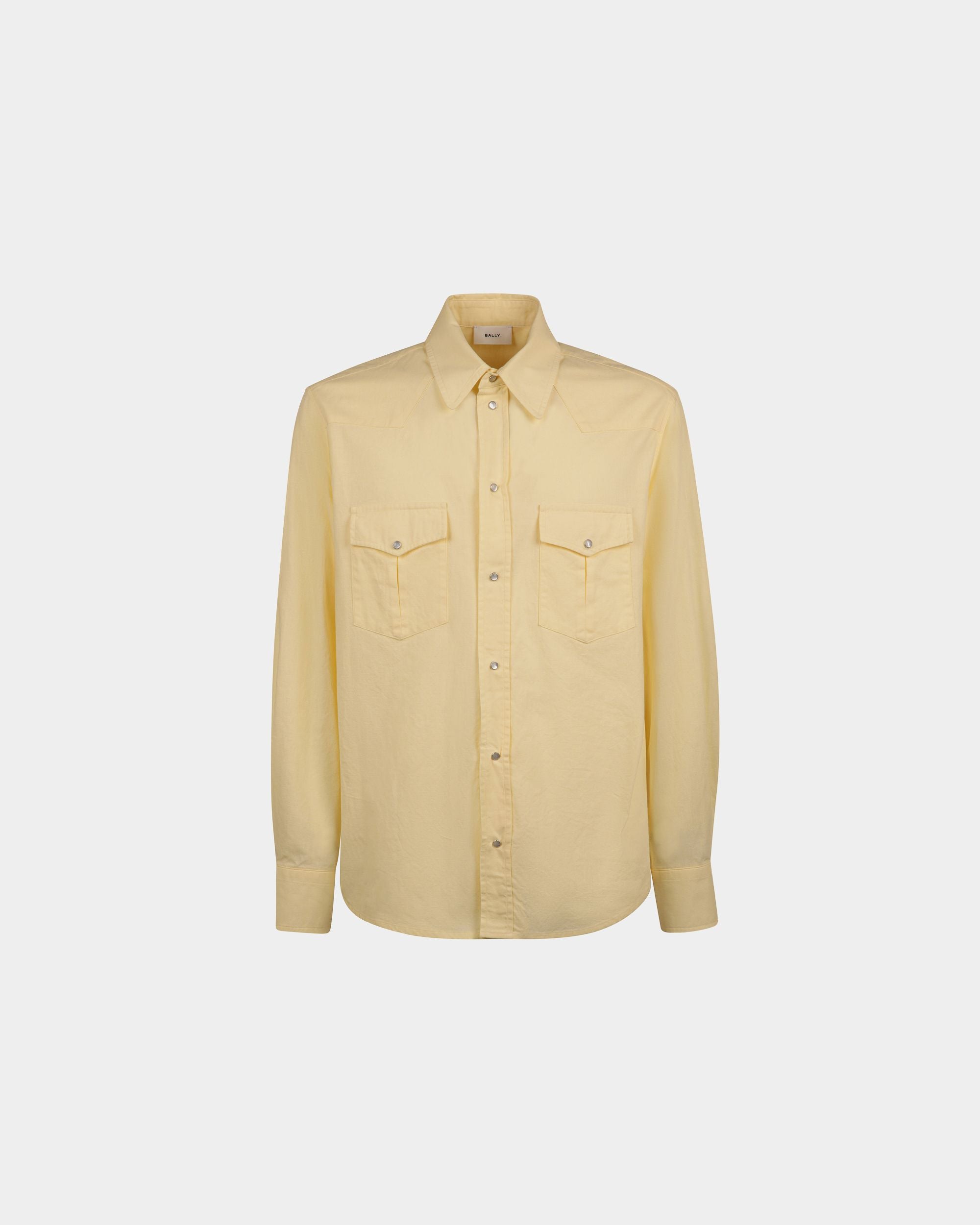 Hemd Aus Denim In Cream - Herren - Bally - 01