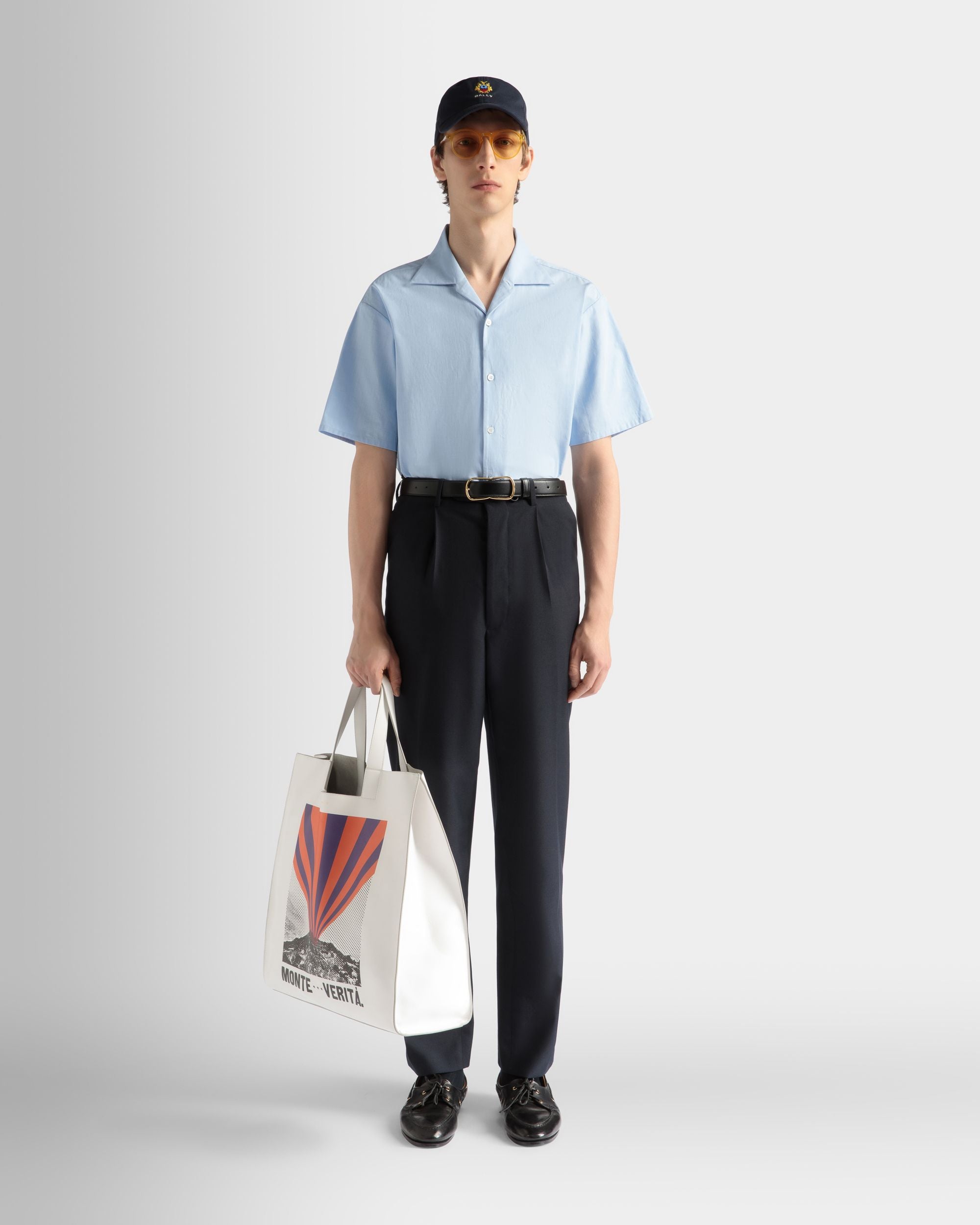 Hemd Aus Baumwolle In Light Blue - Herren - Bally - 02