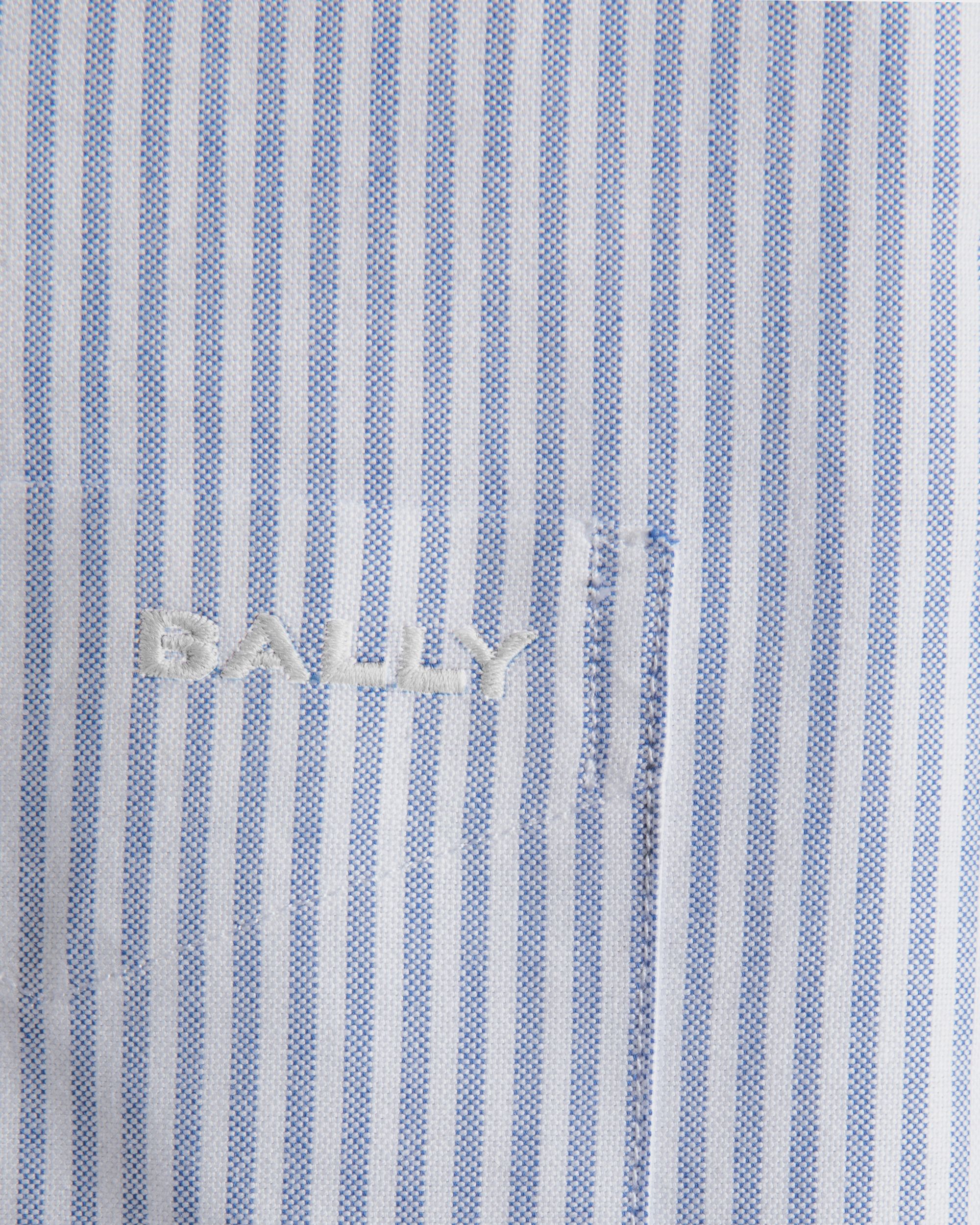Regular Langarmhemd Aus Baumwolle In Light Blue - Herren - Bally - 02