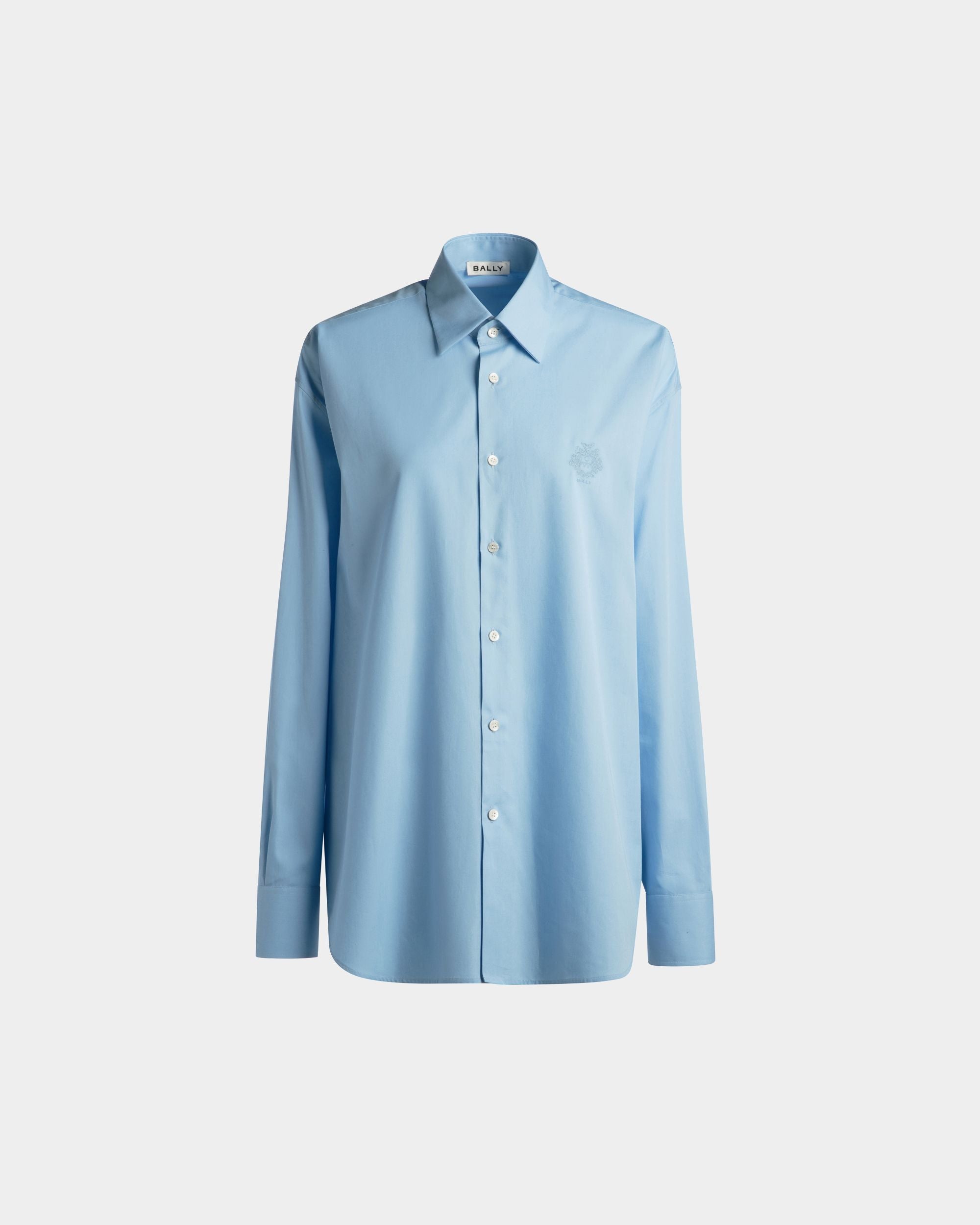Hemd Aus Baumwolle In Light Blue - Herren - Bally - 01