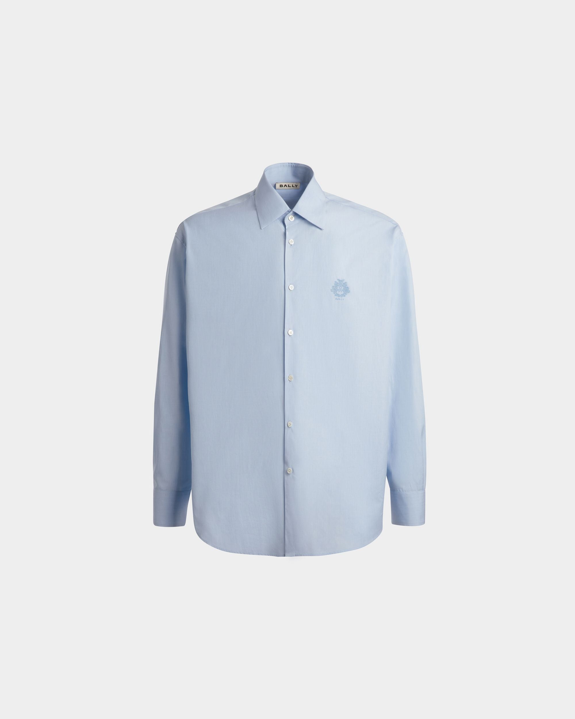 Hemd Aus Baumwolle In Light Blue - Herren - Bally - 01