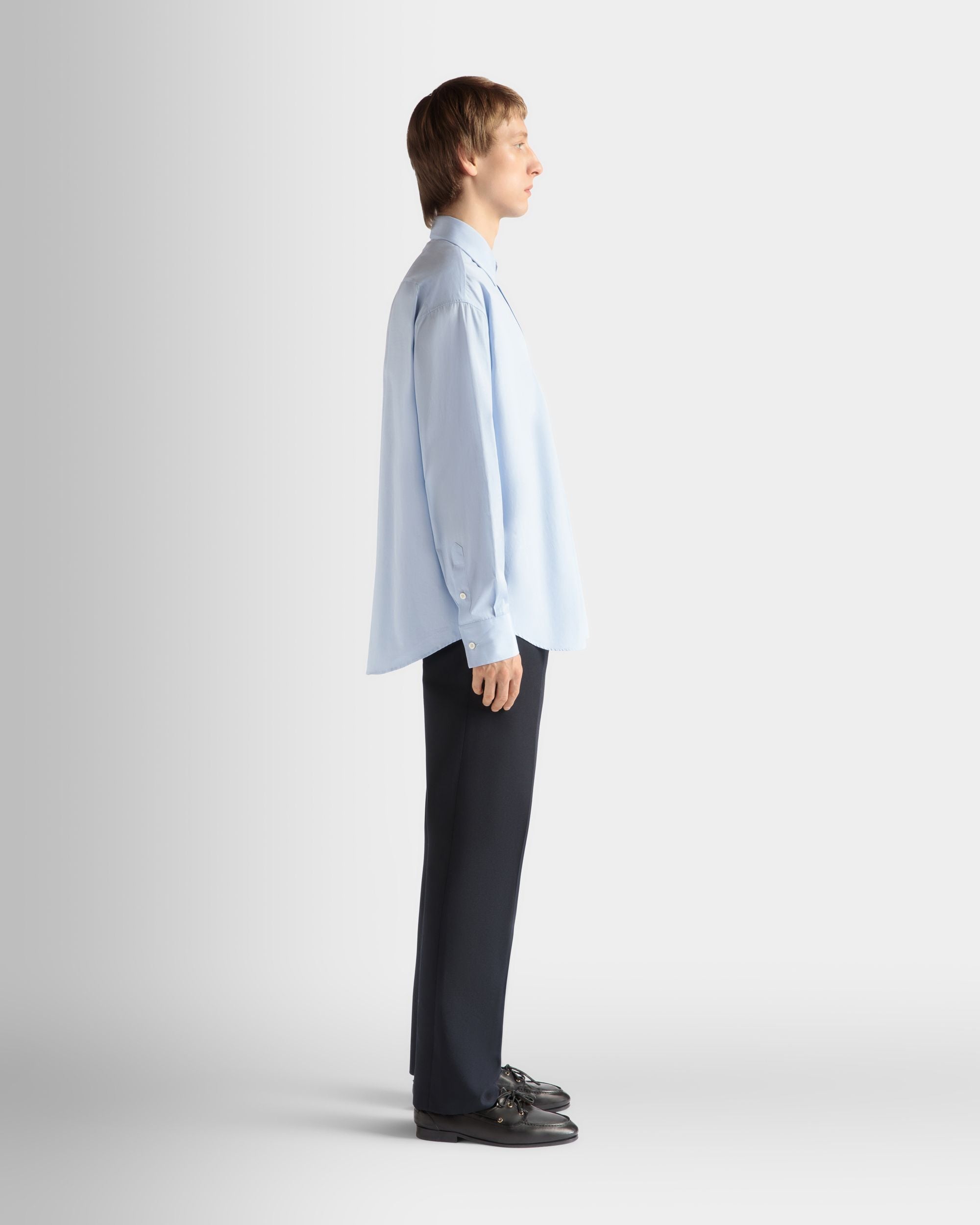 Hemd Aus Baumwolle In Light Blue - Herren - Bally - 05