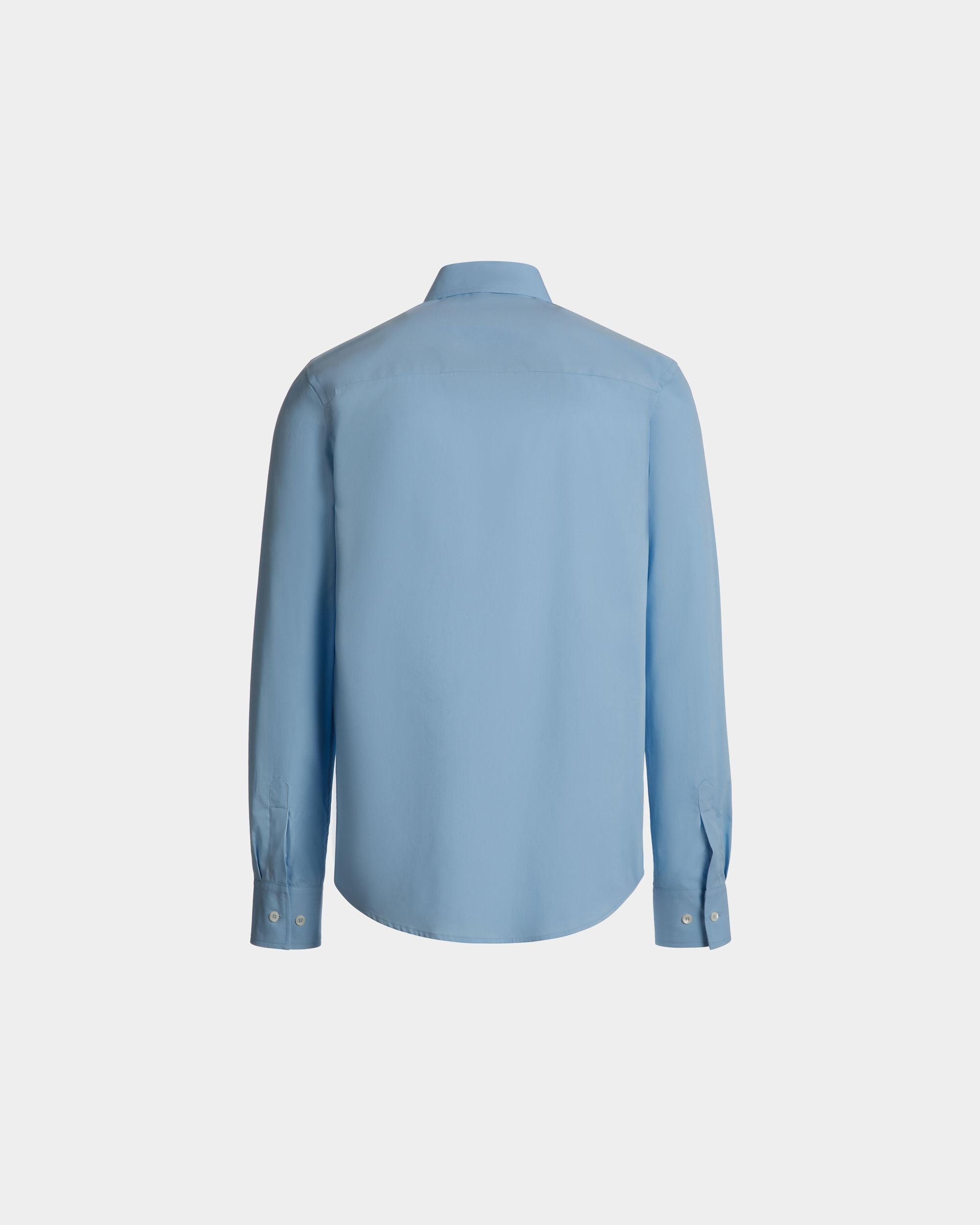 Langärmeliges Hemd Aus Baumwolle In Light Blue - Herren - Bally - 06