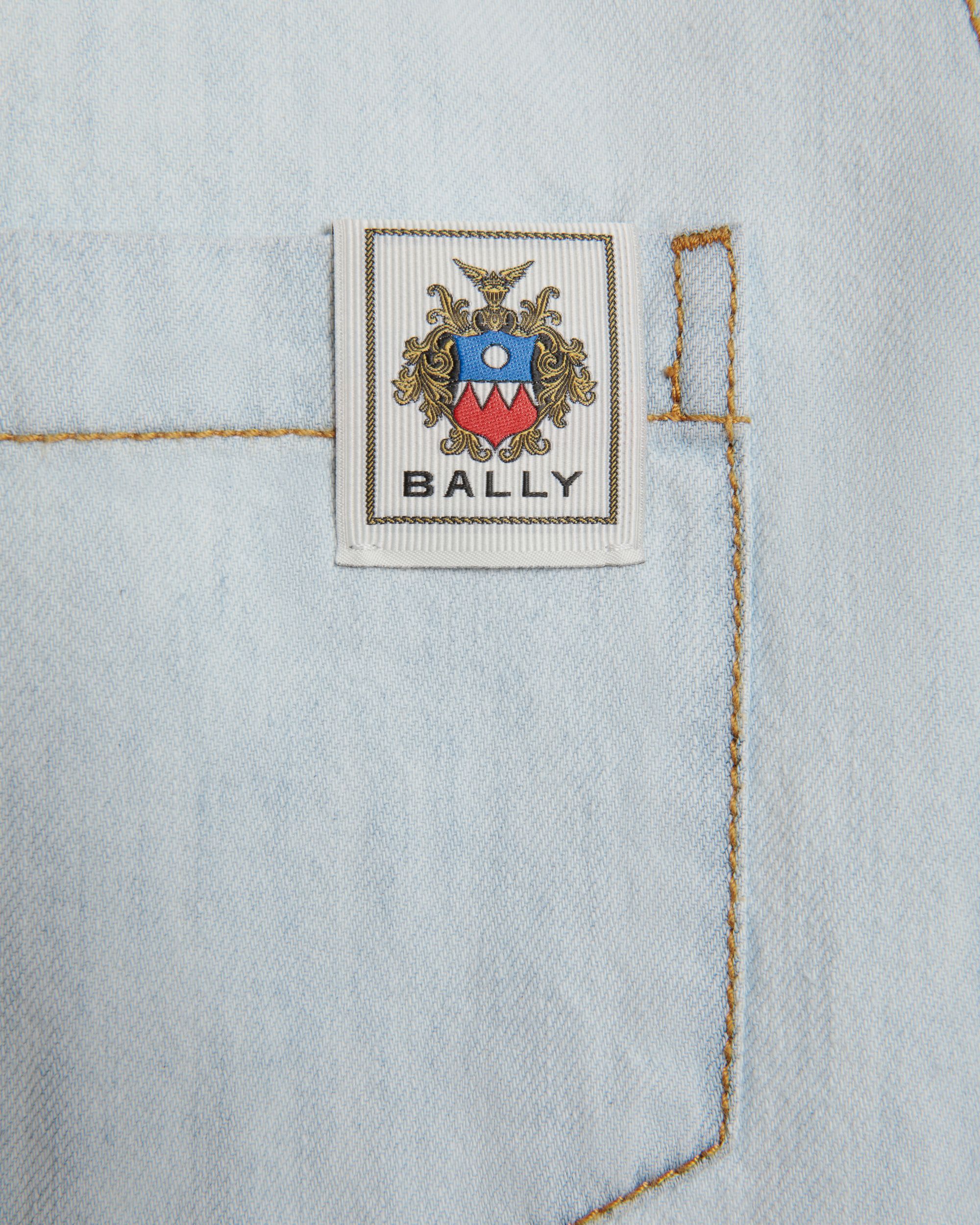 Langärmeliges Hemd Aus Baumwolle In Light Blue - Herren - Bally - 04