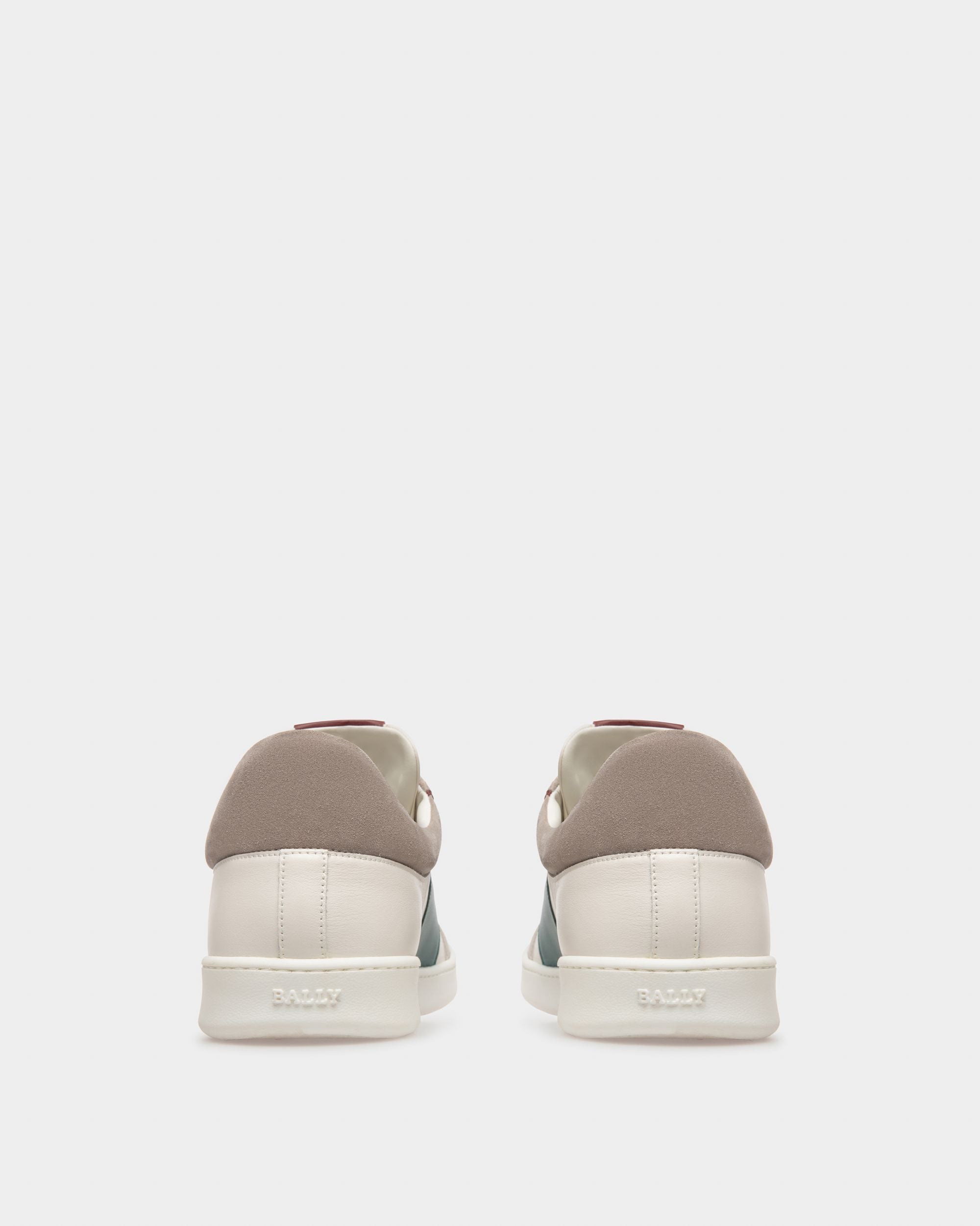 Wallys Sneaker Aus Weissem Und Grauem Leder Und Veloursleder - Herren - Bally - 04