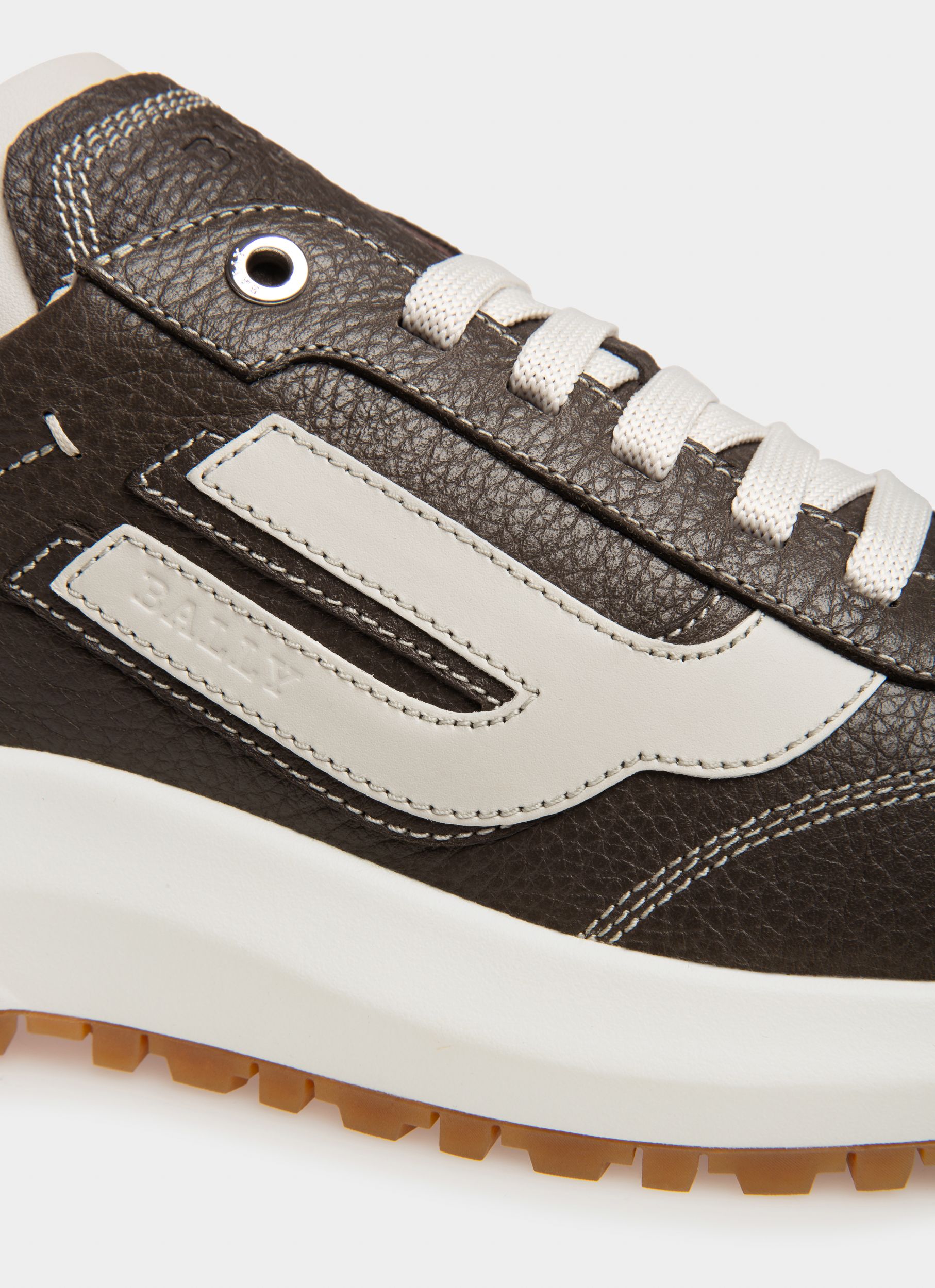 Demyl Sneaker Aus Militärgrünem Und Weissem Leder - Herren - Bally - 07