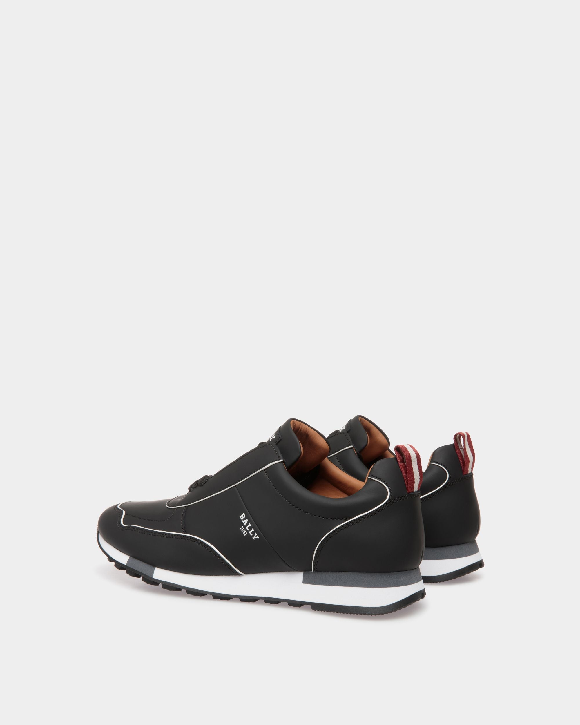 Sneaker In Black Leather - Herren - Bally - 03