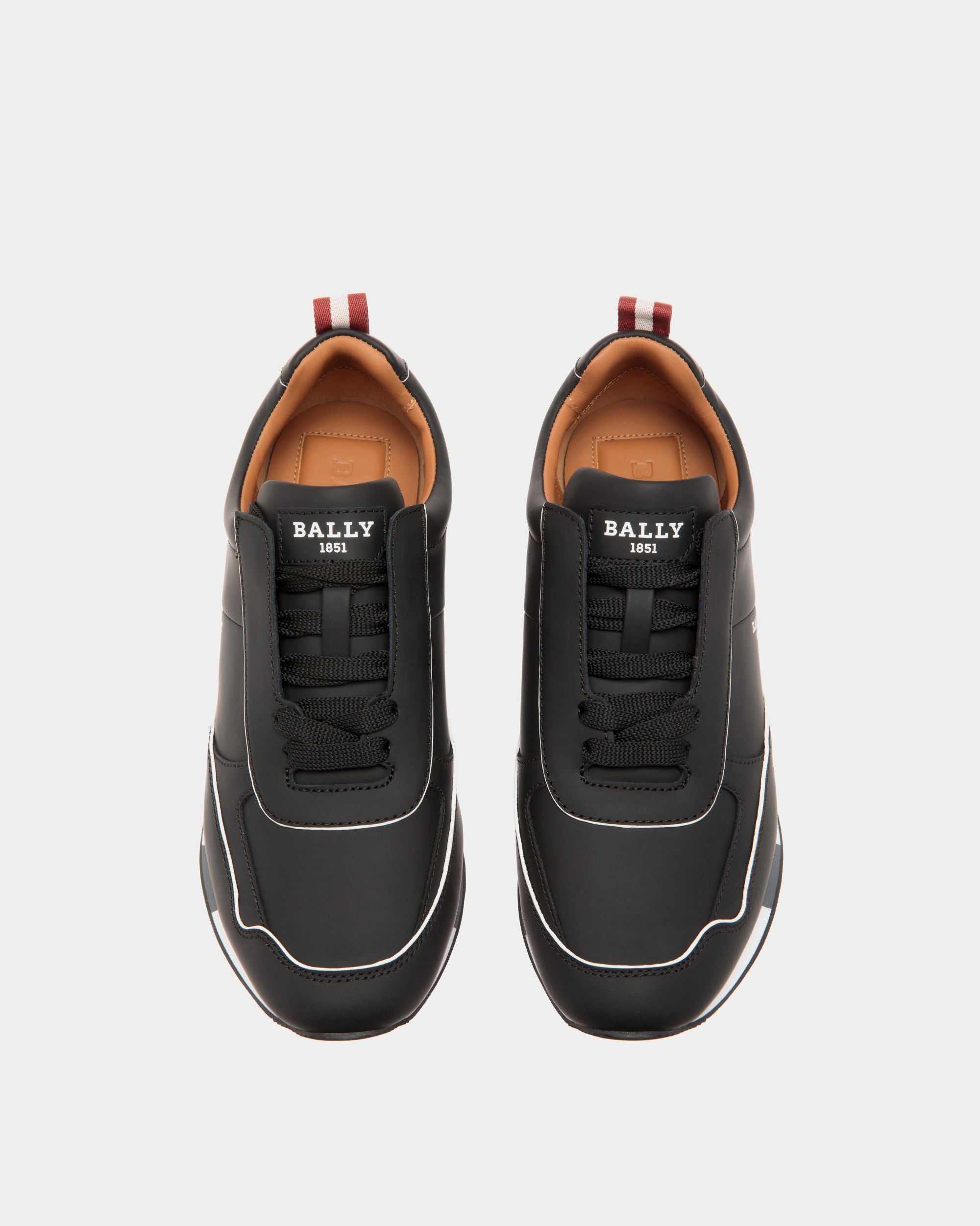 Sneaker In Black Leather - Herren - Bally - 04