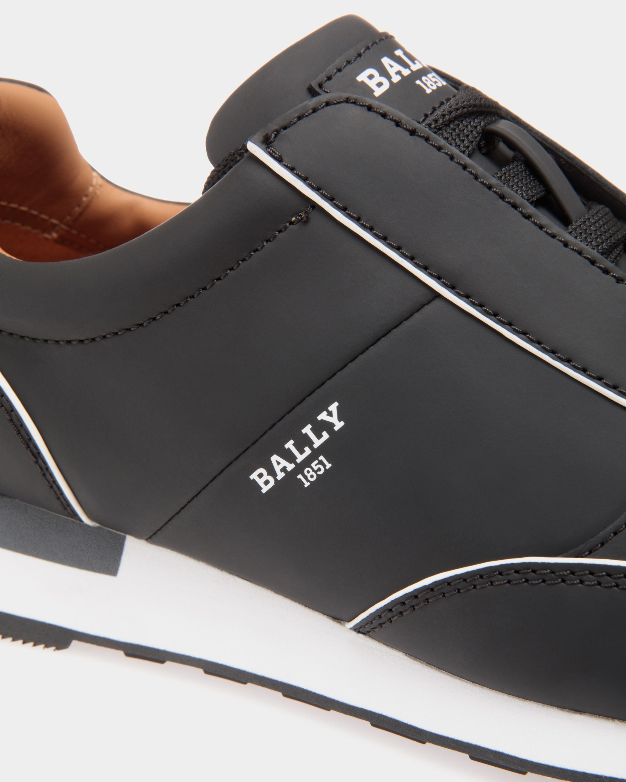 Sneaker In Black Leather - Herren - Bally - 05