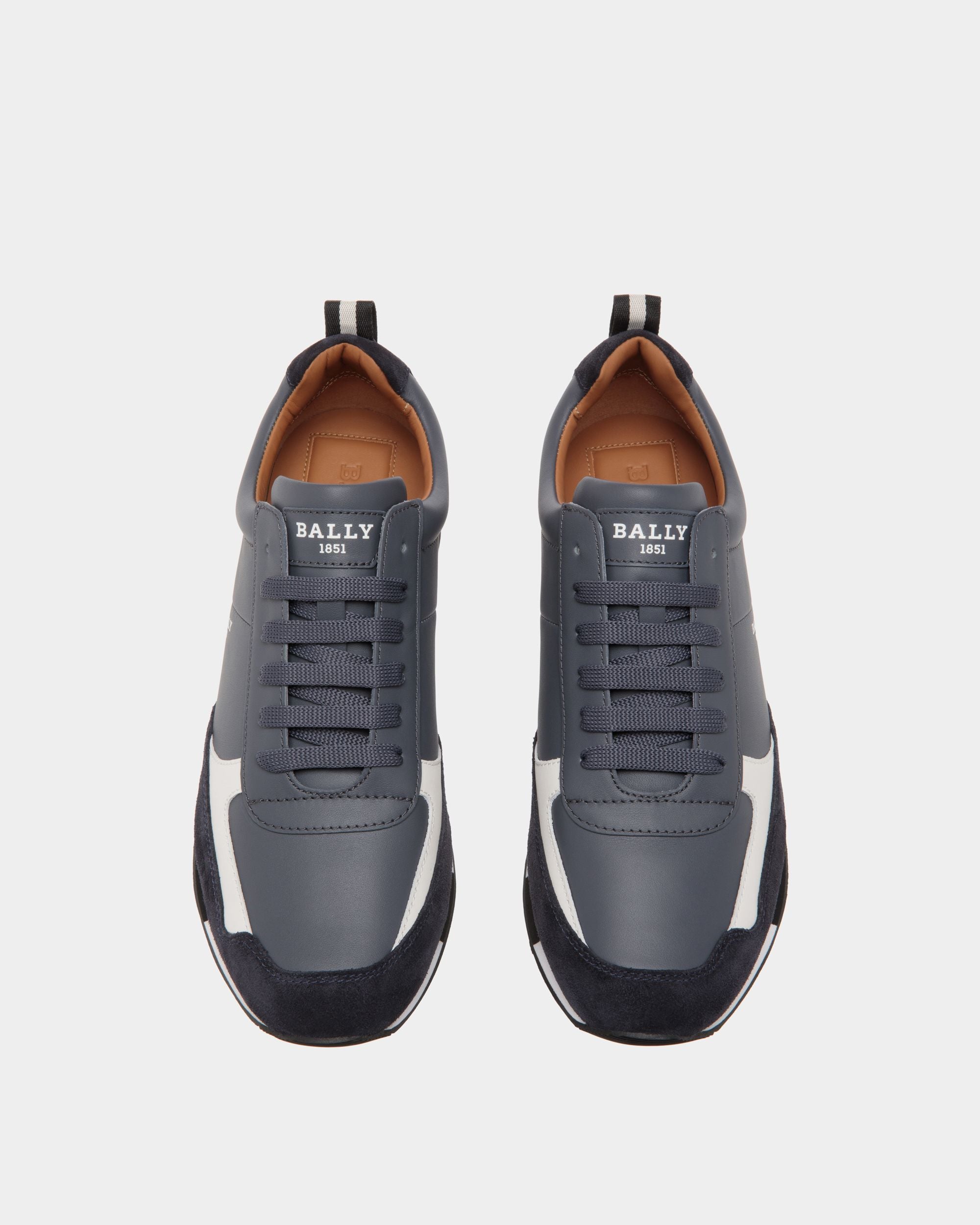 Sneaker In Grey Leather - Herren - Bally - 04
