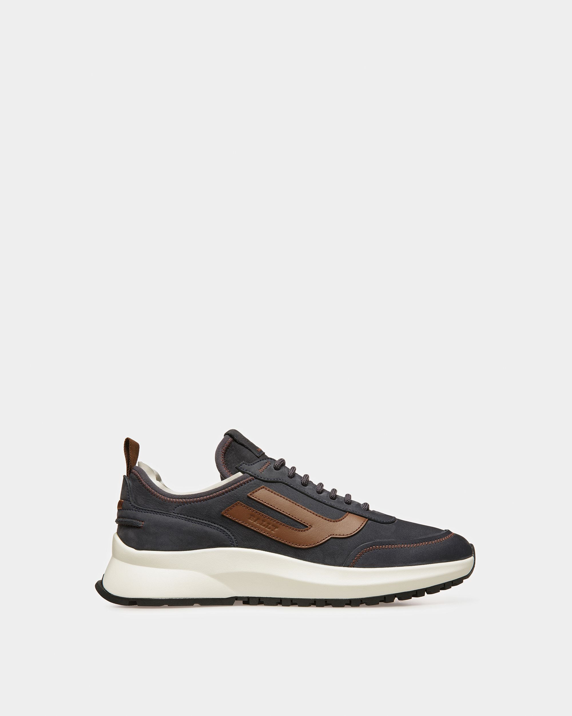 Darys Sneakers Aus Leder In Mitternacht Und Braun - Herren - Bally - 01