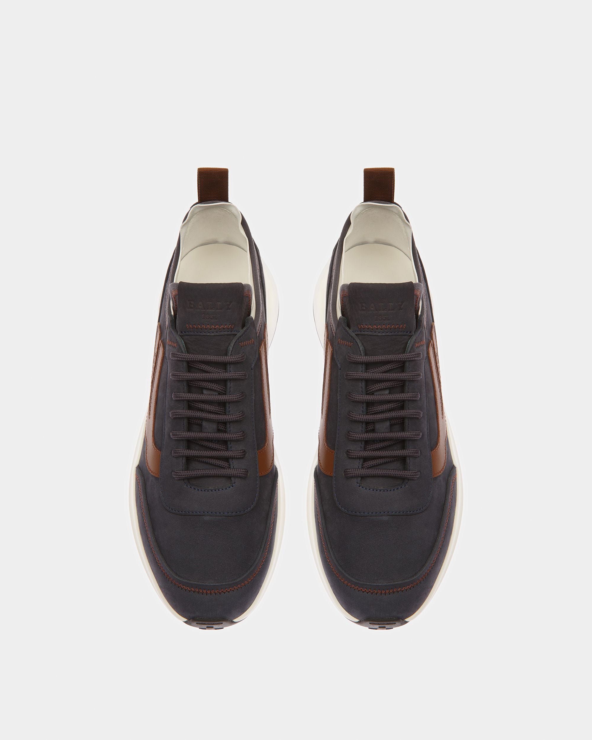 Darys Sneakers Aus Leder In Mitternacht Und Braun - Herren - Bally - 02