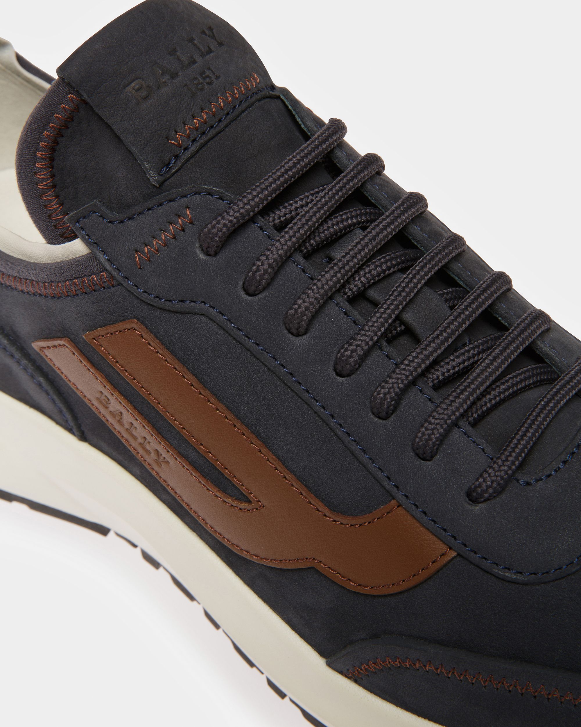 Darys Sneakers Aus Leder In Mitternacht Und Braun - Herren - Bally - 05