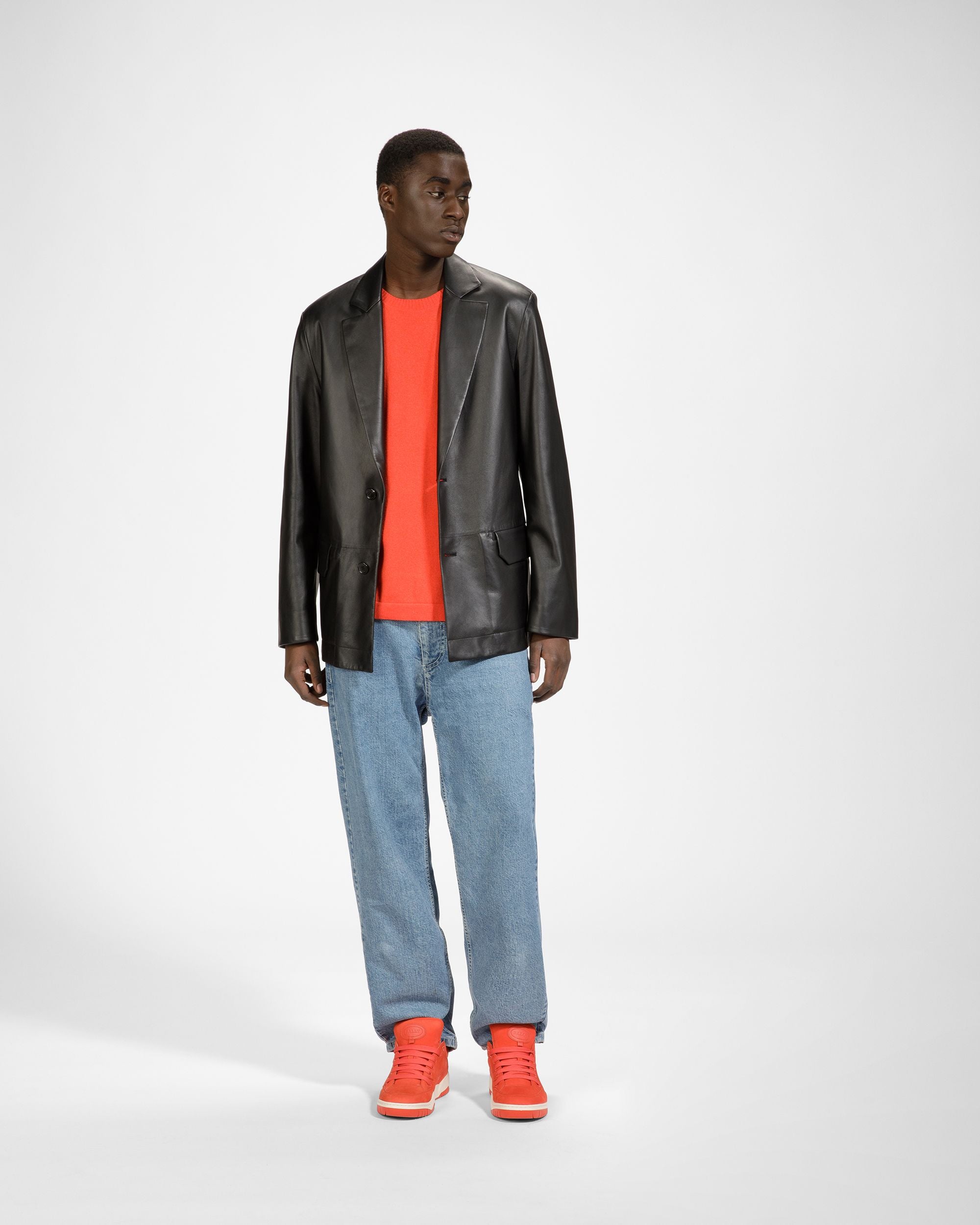 Kiro Sneakers Aus Leder In Orange - Herren - Bally - 03