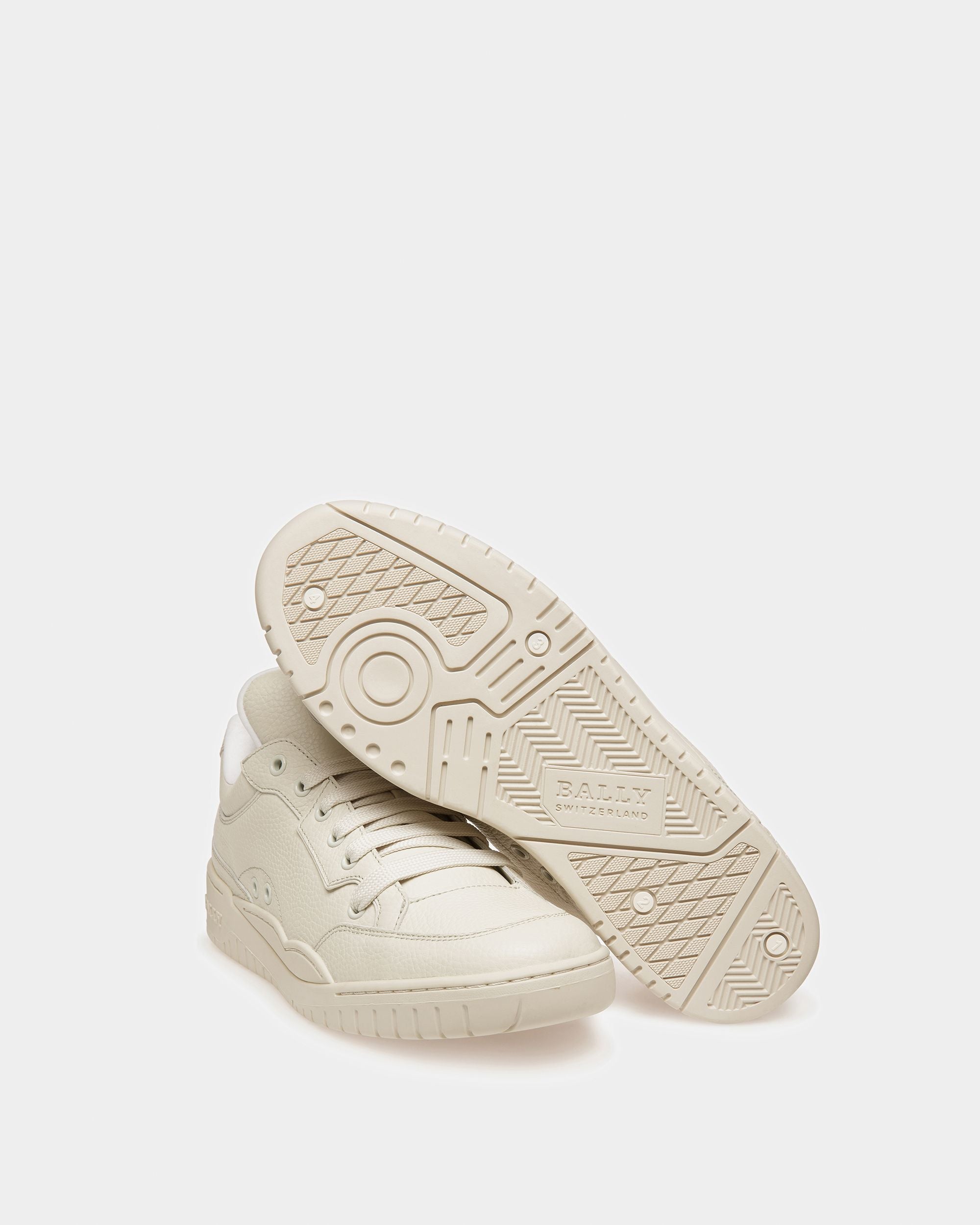 Kiro Leder-Sneaker In Staubweiß - Herren - Bally - 05