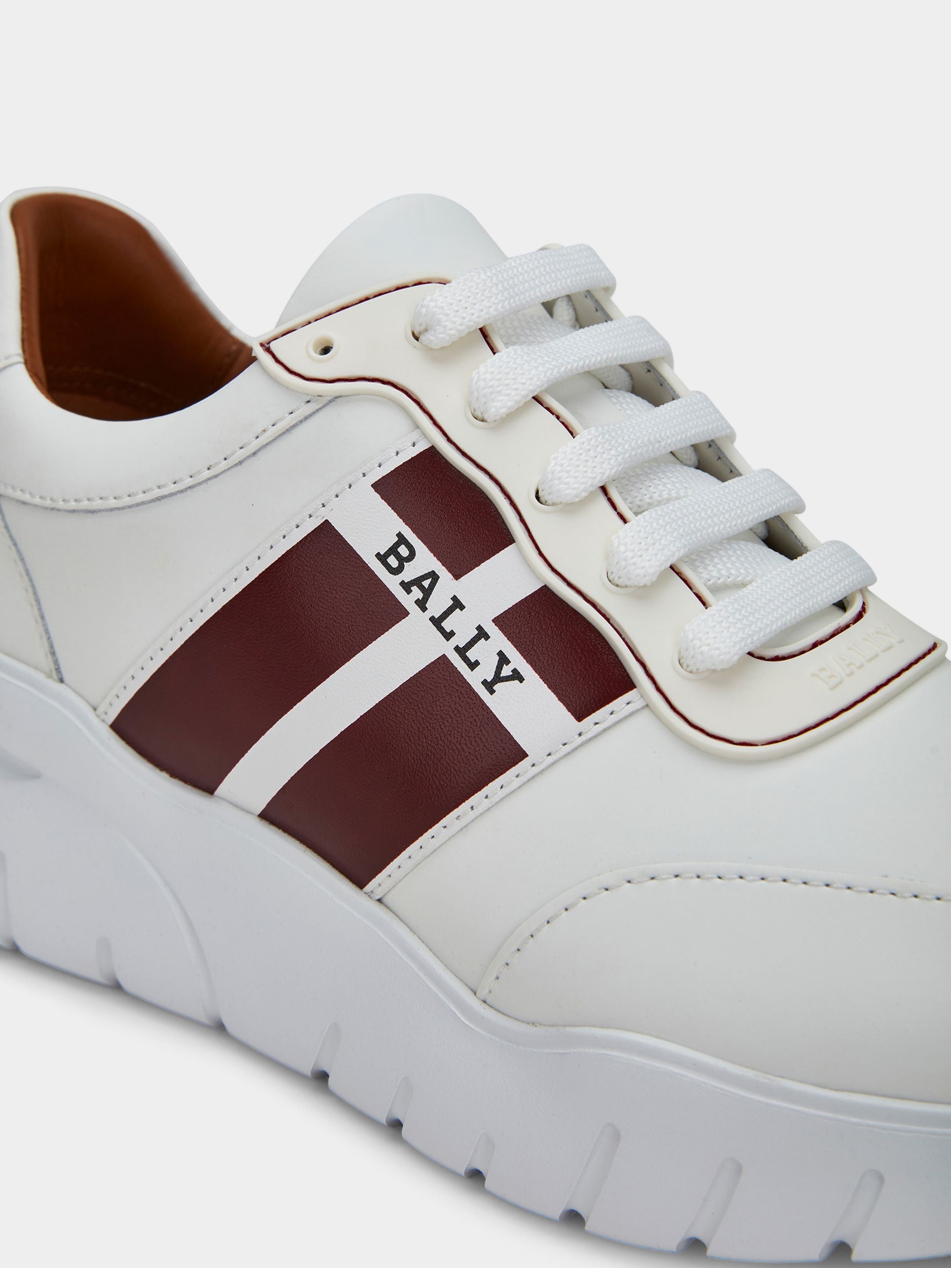 Men's White Casual Sneakers - Herren - Bally - 04