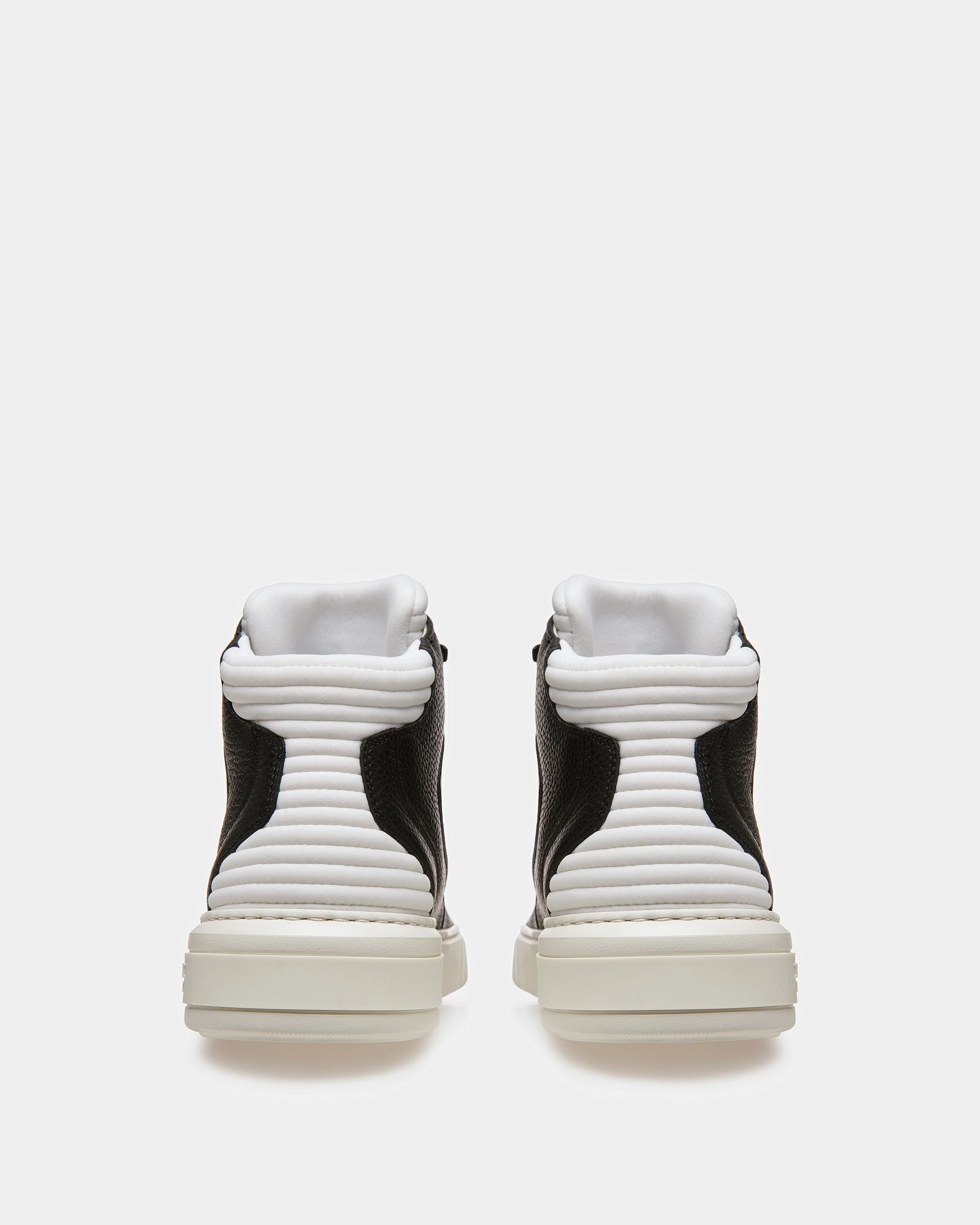 Martyn Sneaker Aus Leder Und Stoff In Schwarz Und Weiß - Herren - Bally - 04