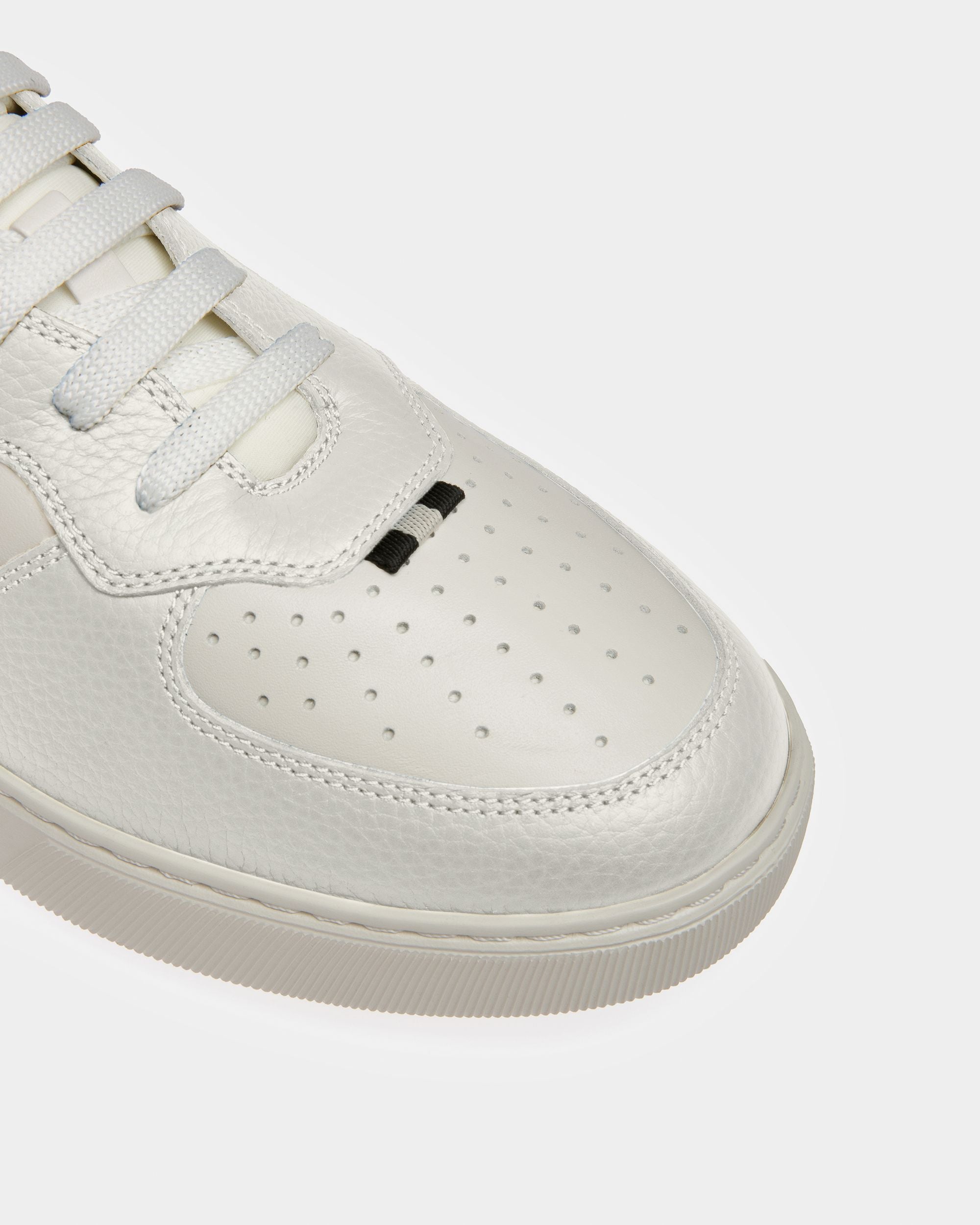 Mark Sneaker Aus Leder Und Stoff In Weiß - Herren - Bally - 05