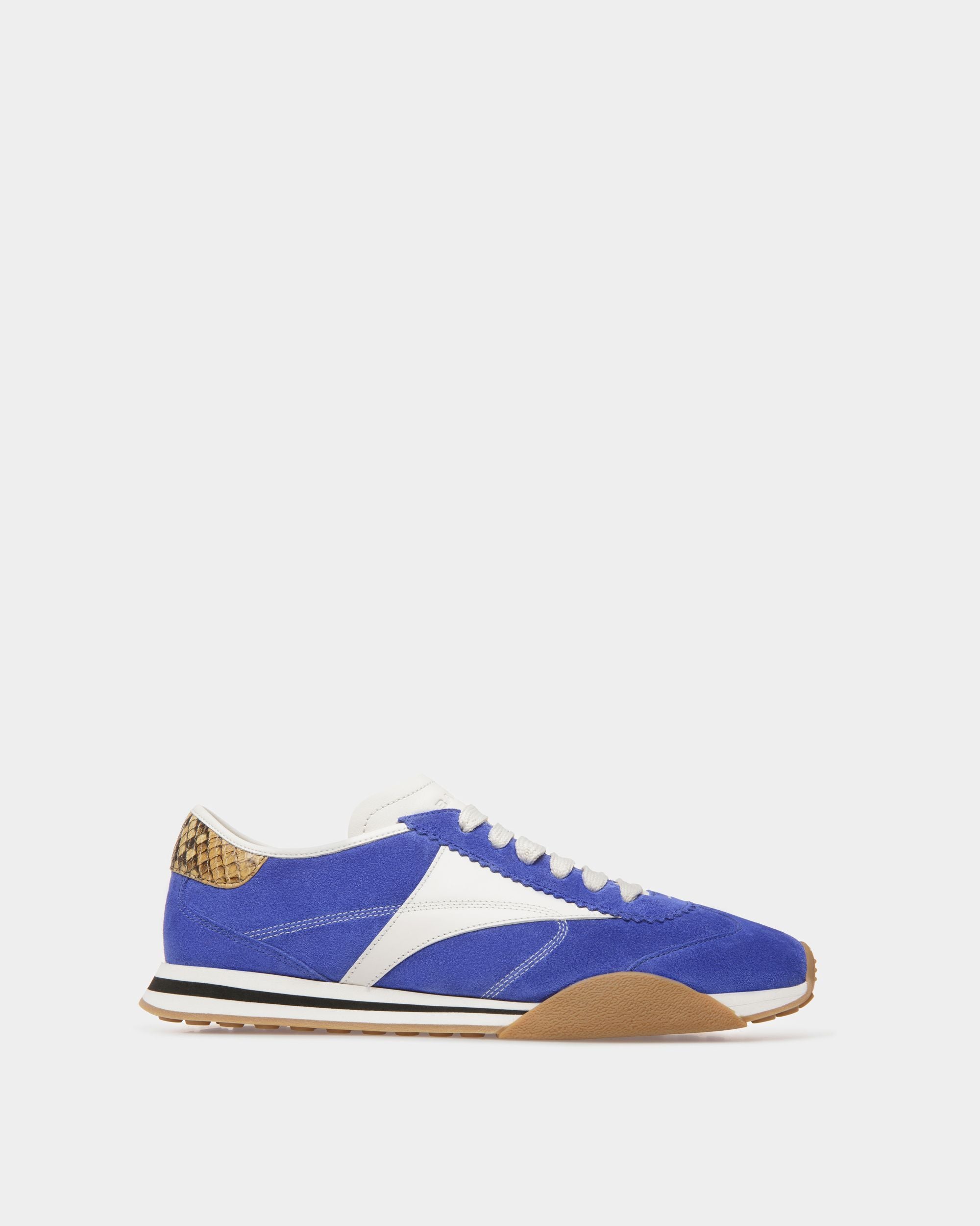 Sussex Sneaker Aus Leder Und Stoff In Grün Und Weiß - Herren - Bally - 01
