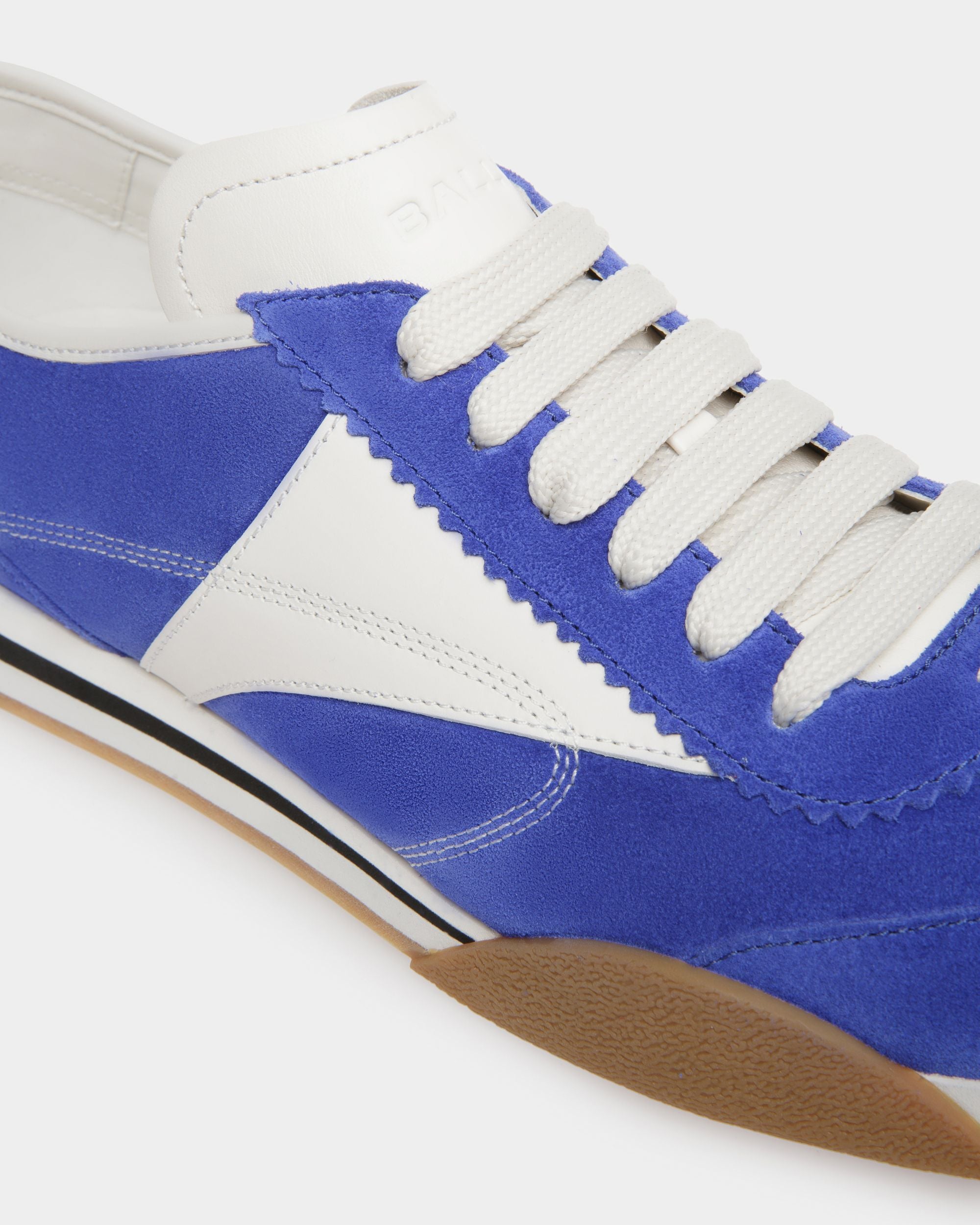 Sussex Sneaker Aus Leder Und Stoff In Grün Und Weiß - Herren - Bally - 05
