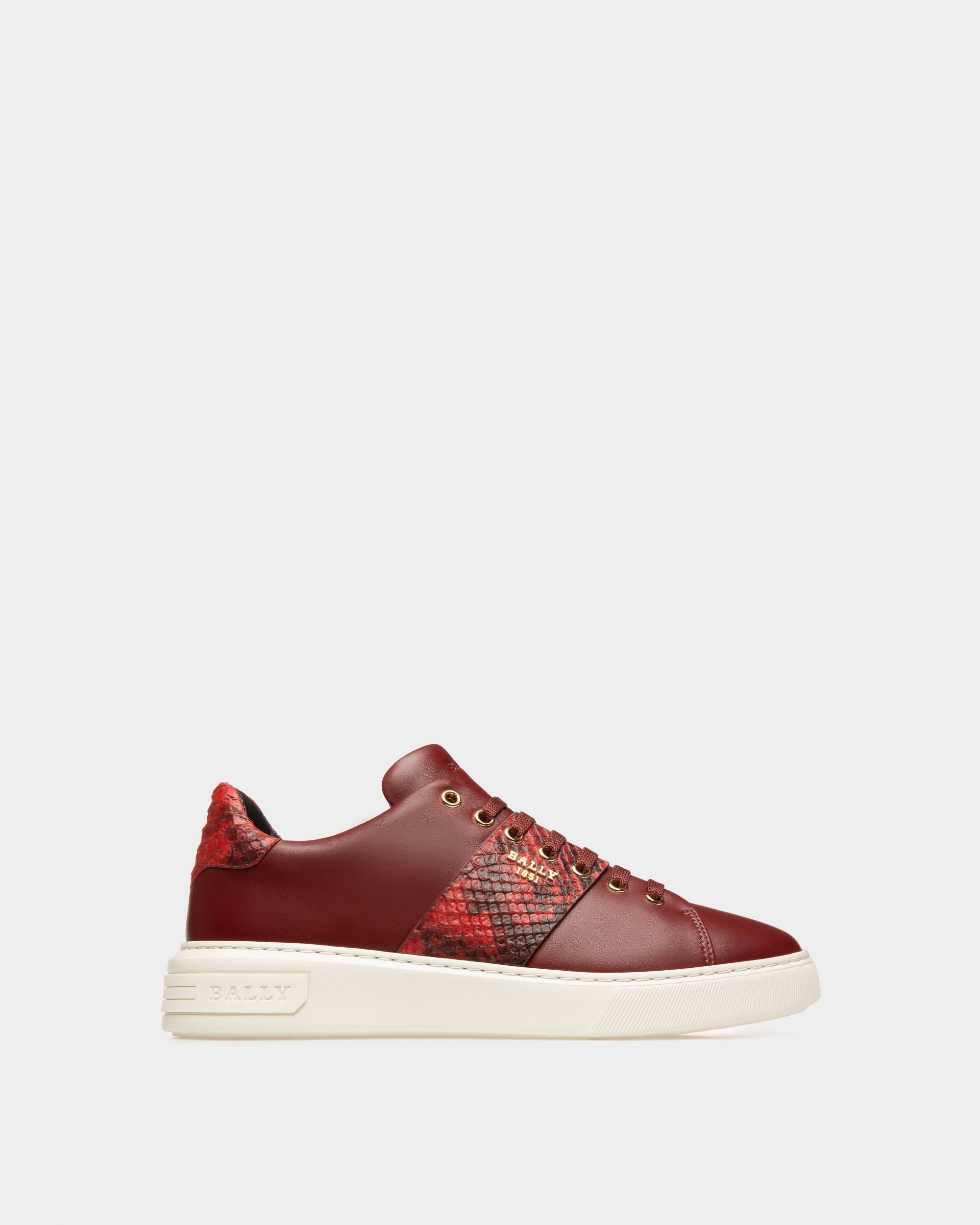 Mattye Sneaker Aus Traditionsrotem Leder - Herren - Bally - 01