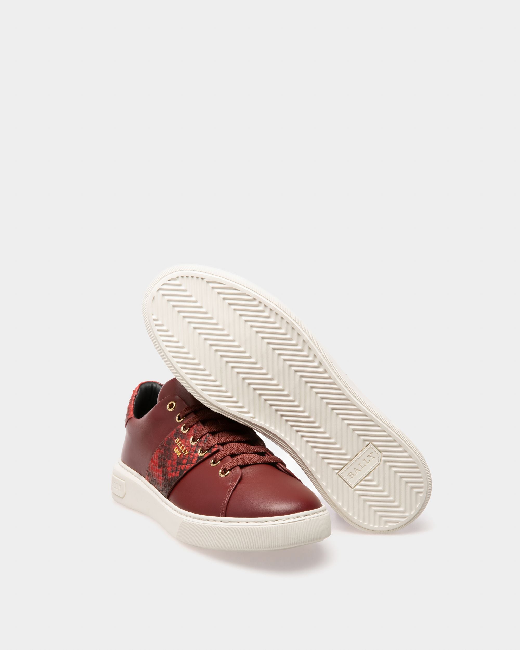 Mattye Sneaker Aus Traditionsrotem Leder - Herren - Bally - 05